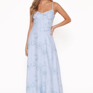 Houston Maxi Dress - Blue Floral