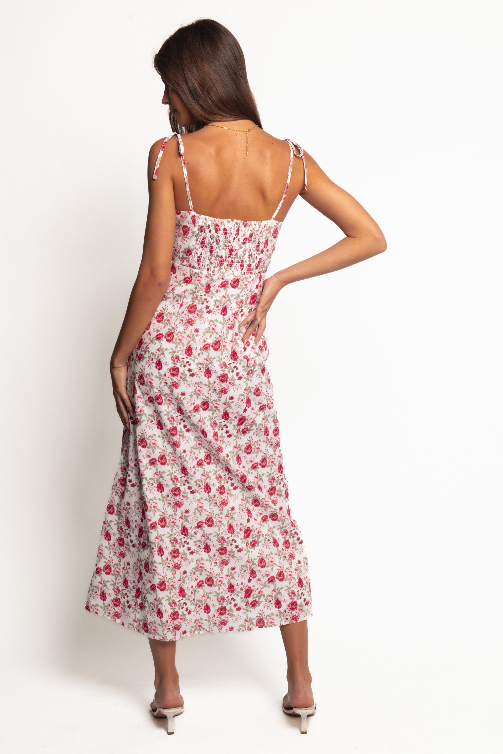 Imelda Midi Dress - Rose Print - Image 4