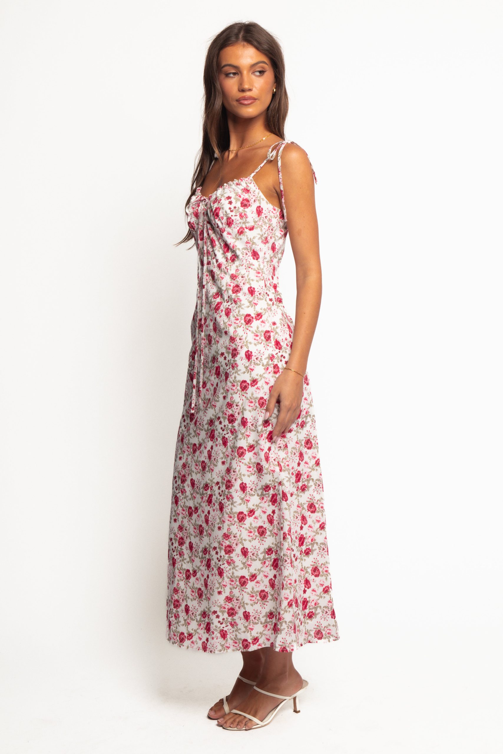 Imelda Midi Dress - Rose Print - Image 3
