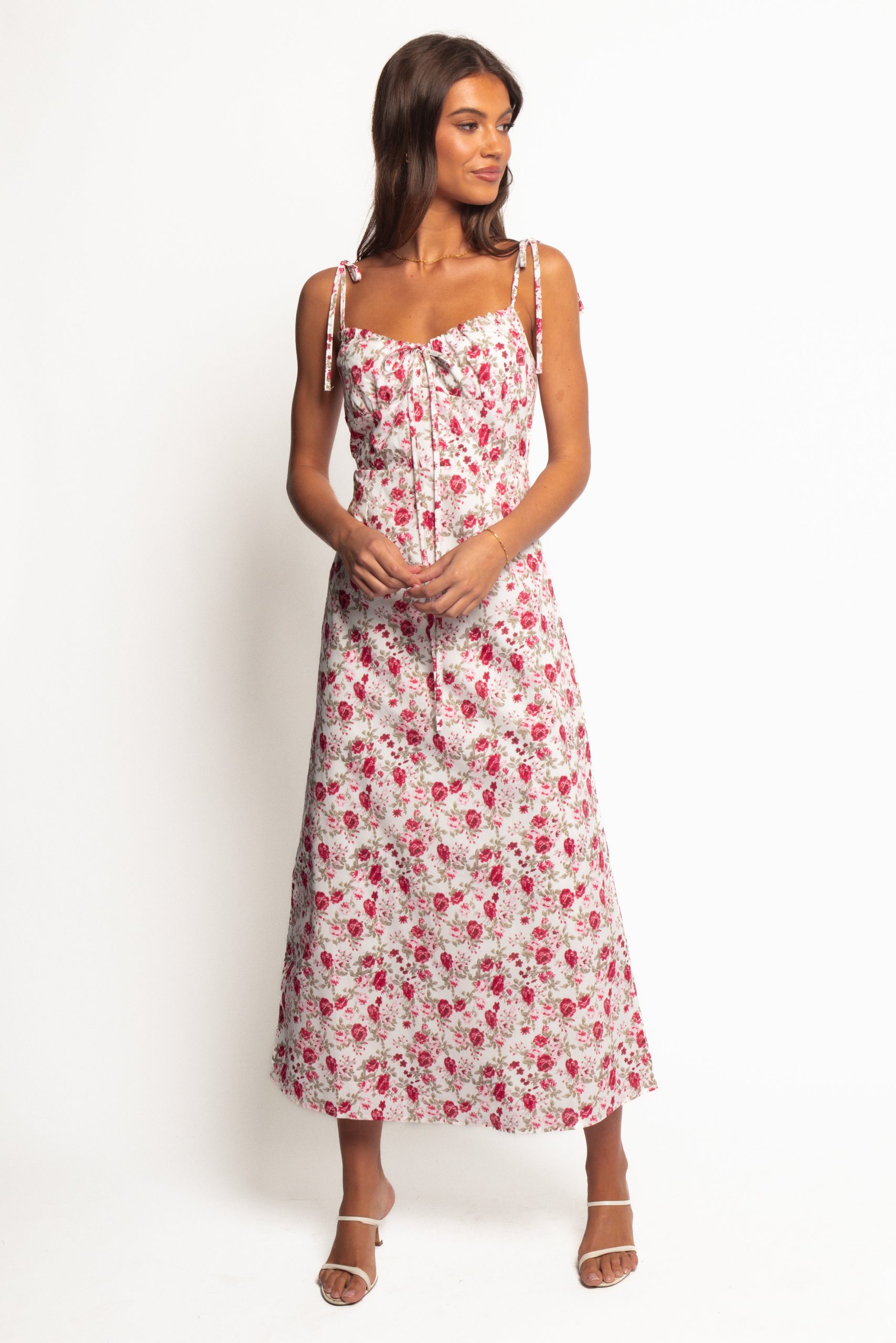 Imelda Midi Dress - Rose Print - Image 2