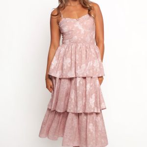 Imogene Midi Dress - Mauve