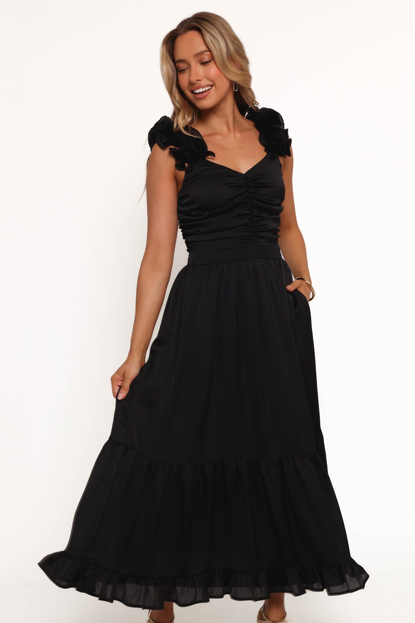 Inca Midi Dress - Black - Image 2