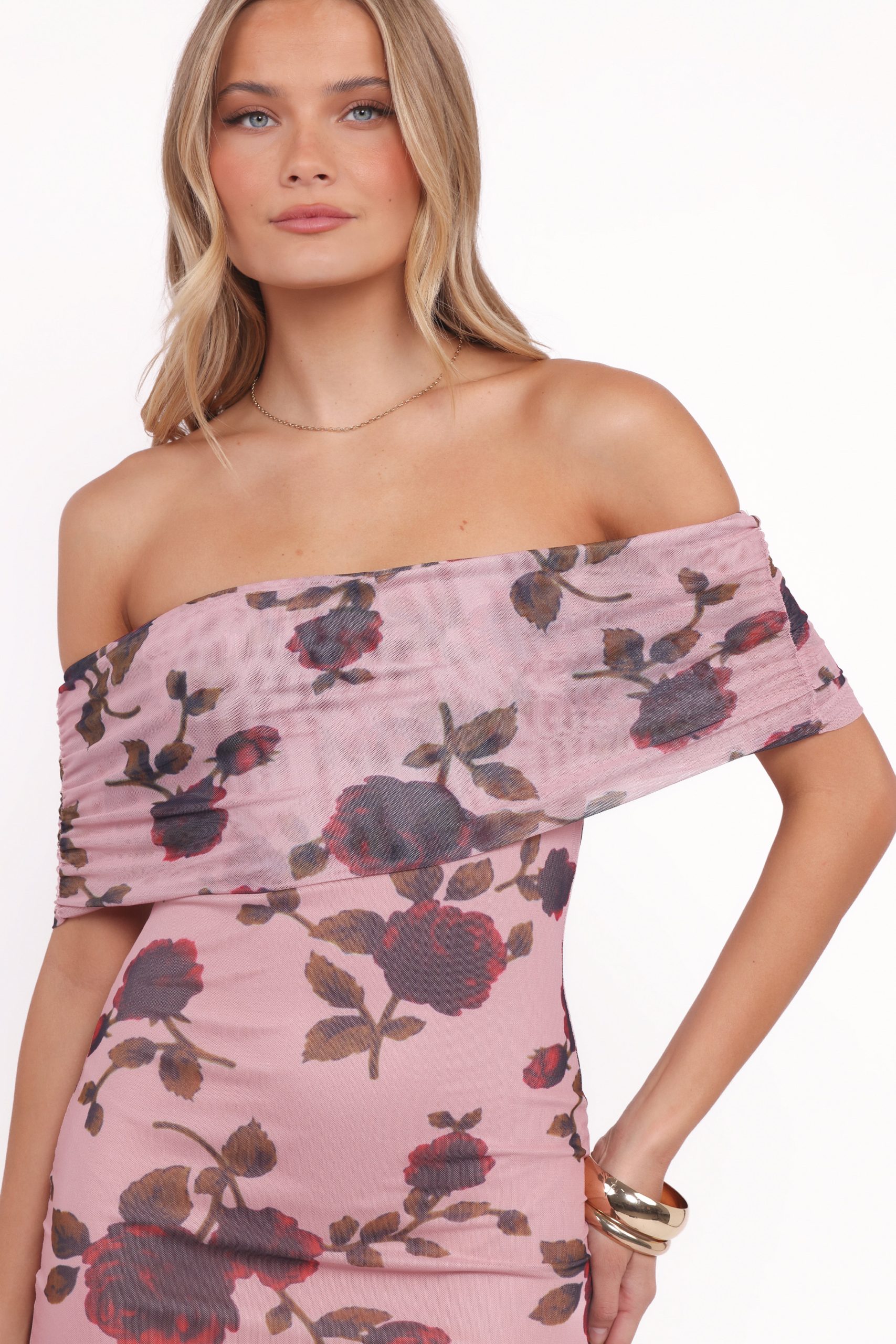 Indya Maxi Dress - Pink Floral - Image 2