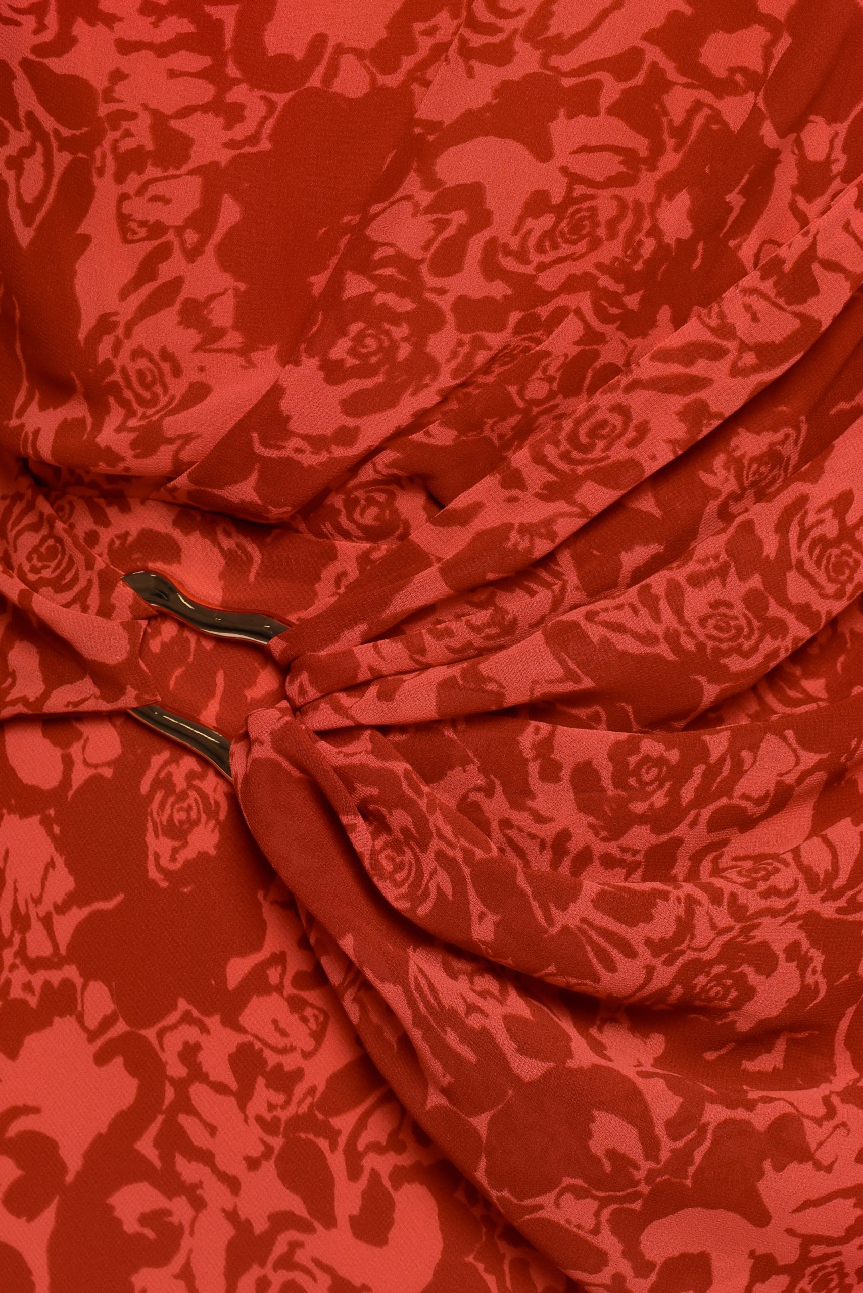 Isabeau Midi Dress - Red Roses - Image 8