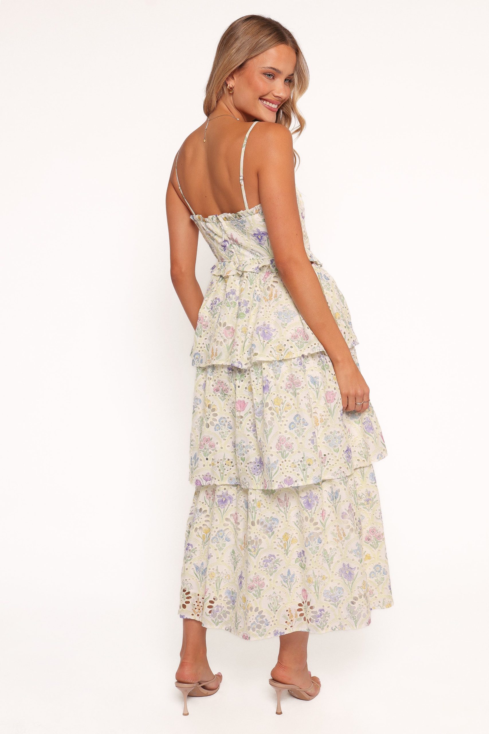 Iveta Midi Dress - Multi Floral - Image 5