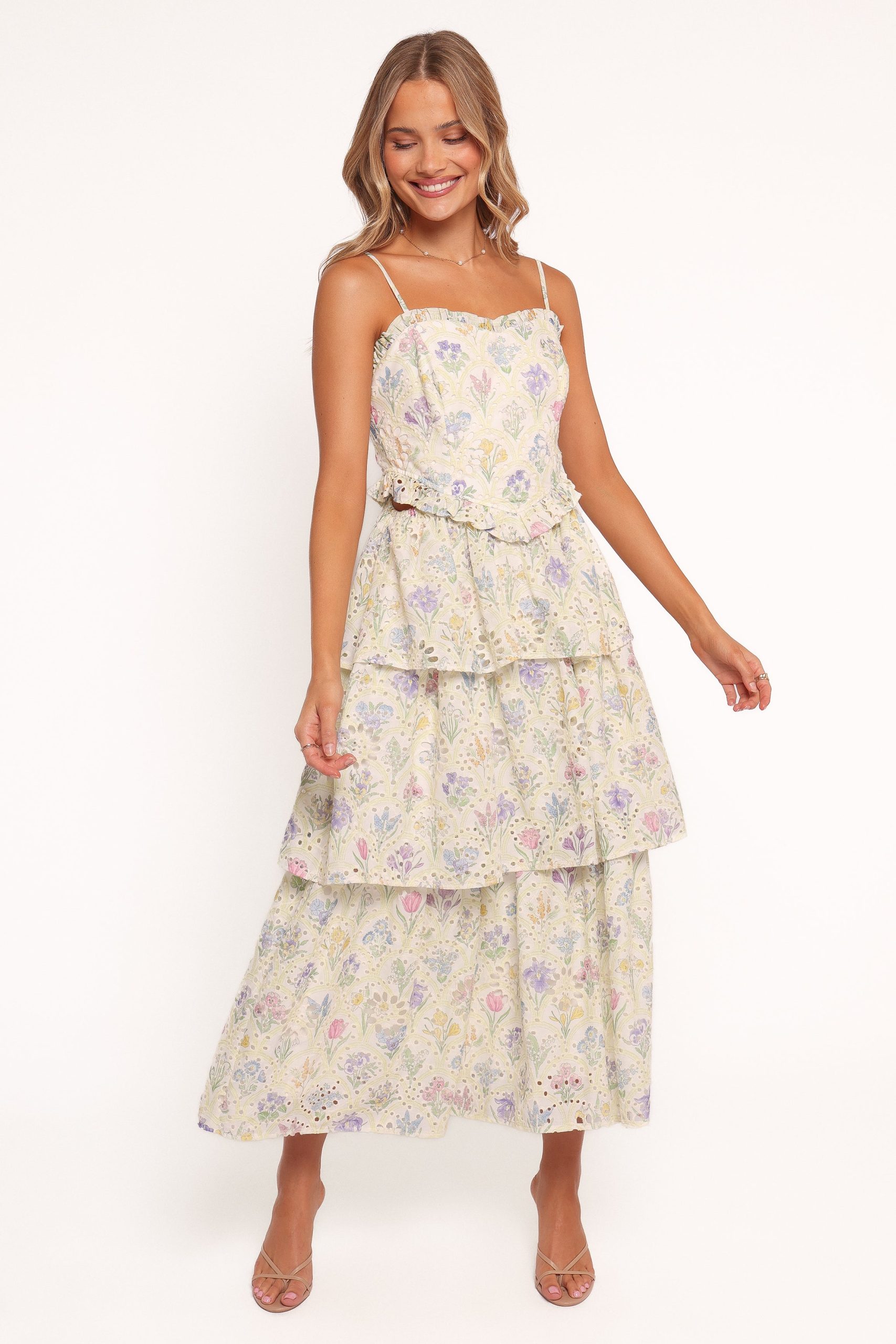 Iveta Midi Dress - Multi Floral - Image 7