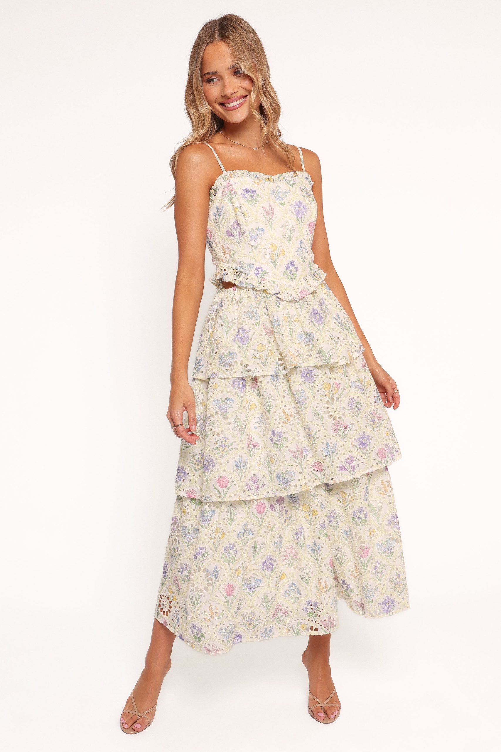 Iveta Midi Dress - Multi Floral - Image 6
