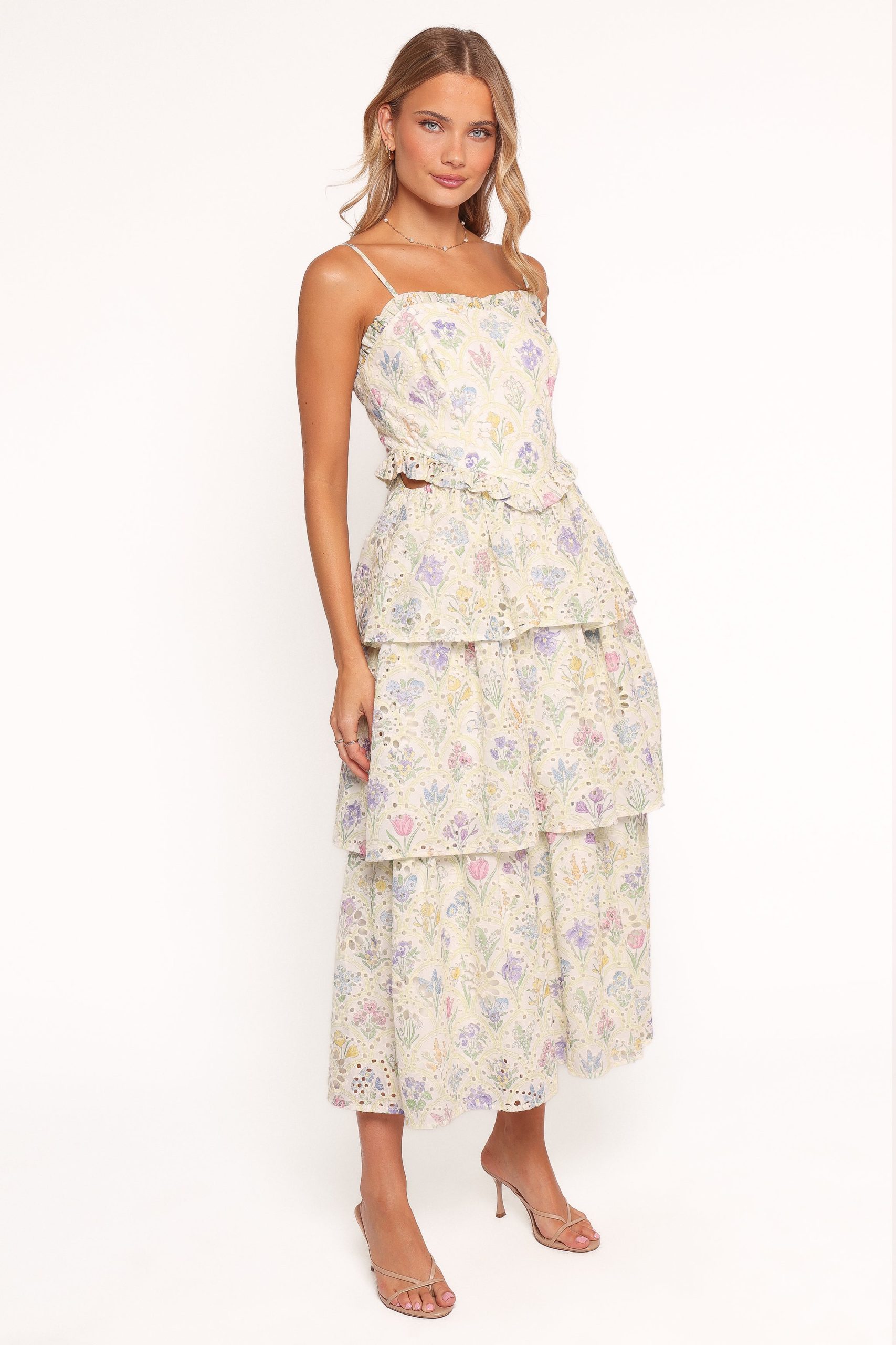 Iveta Midi Dress - Multi Floral - Image 4