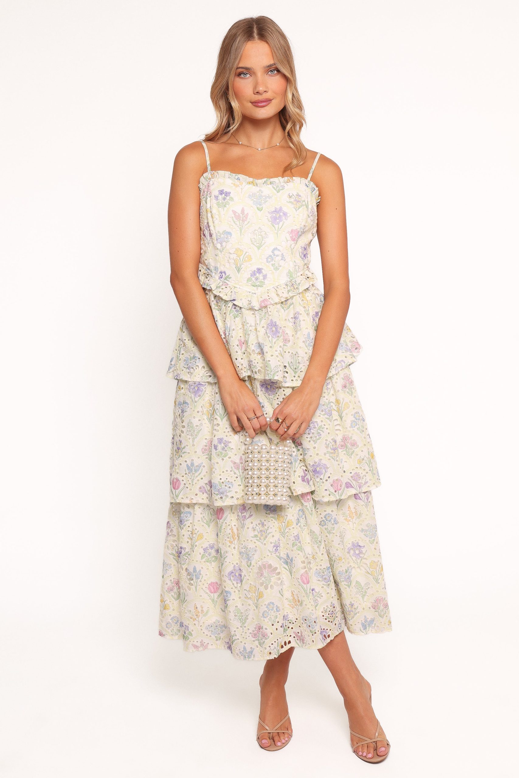 Iveta Midi Dress - Multi Floral - Image 3