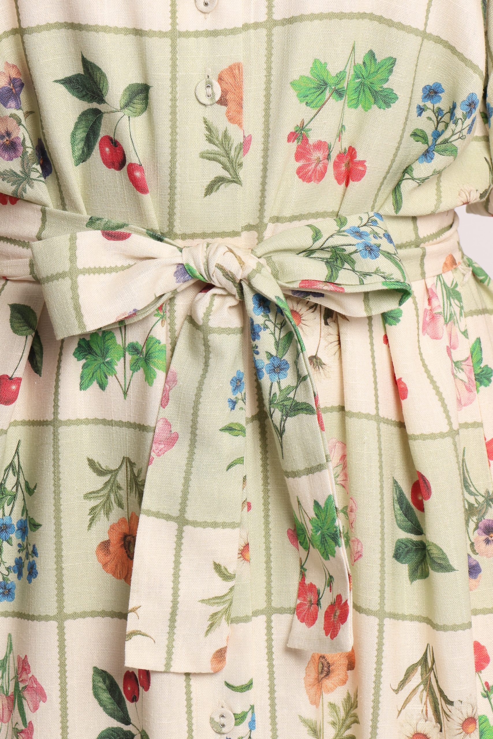 James Button Through Maxi Dress - Flower Market - Image 7
