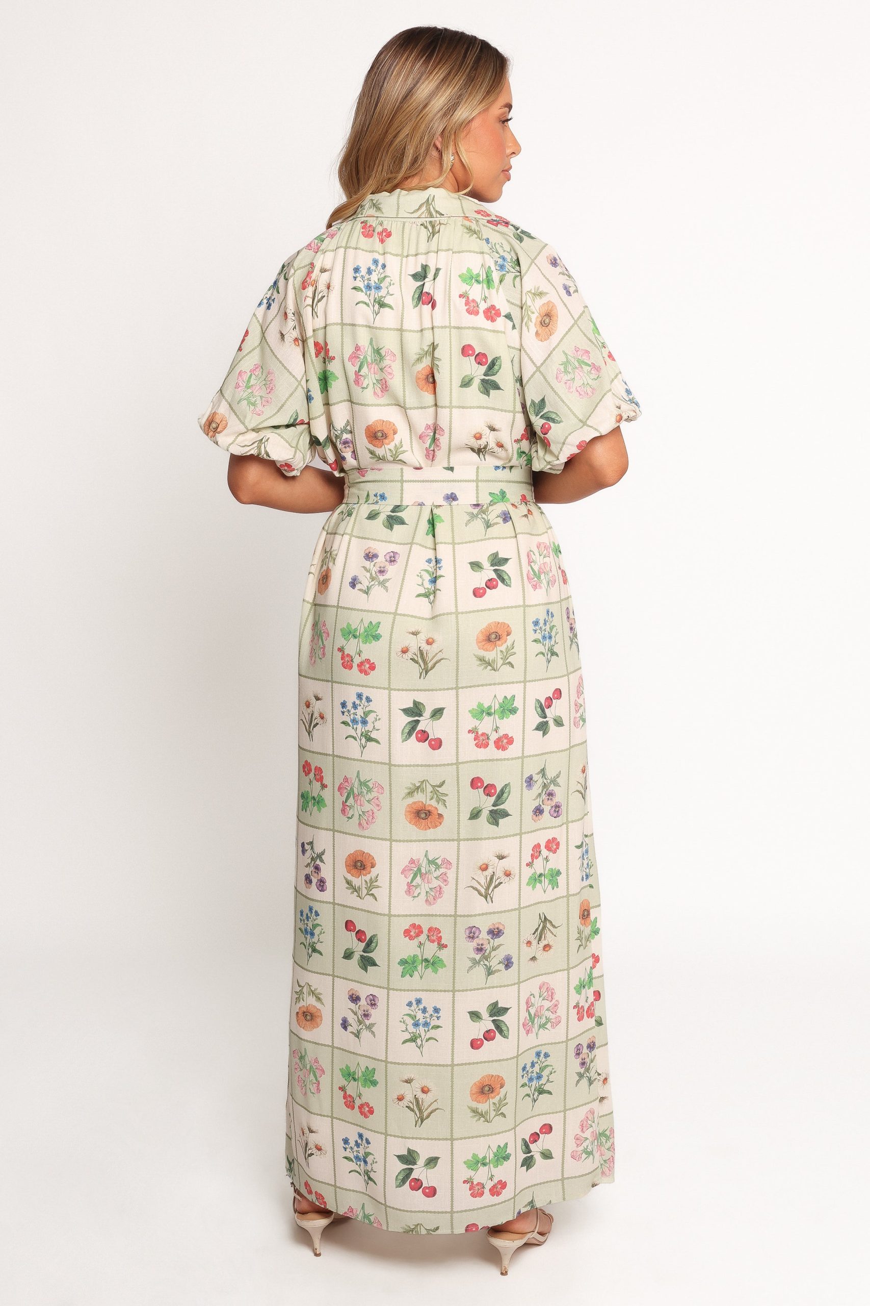James Button Through Maxi Dress - Flower Market - Image 4