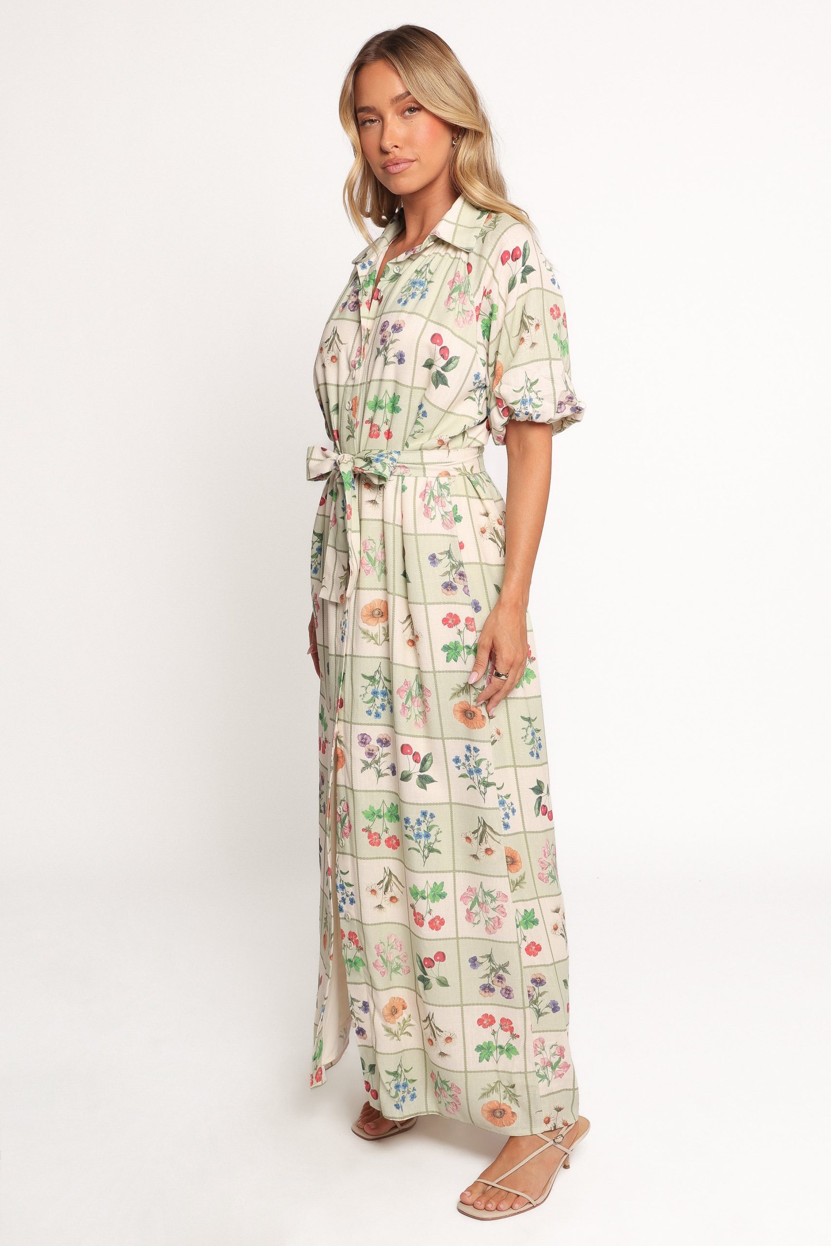James Button Through Maxi Dress - Flower Market - Image 6