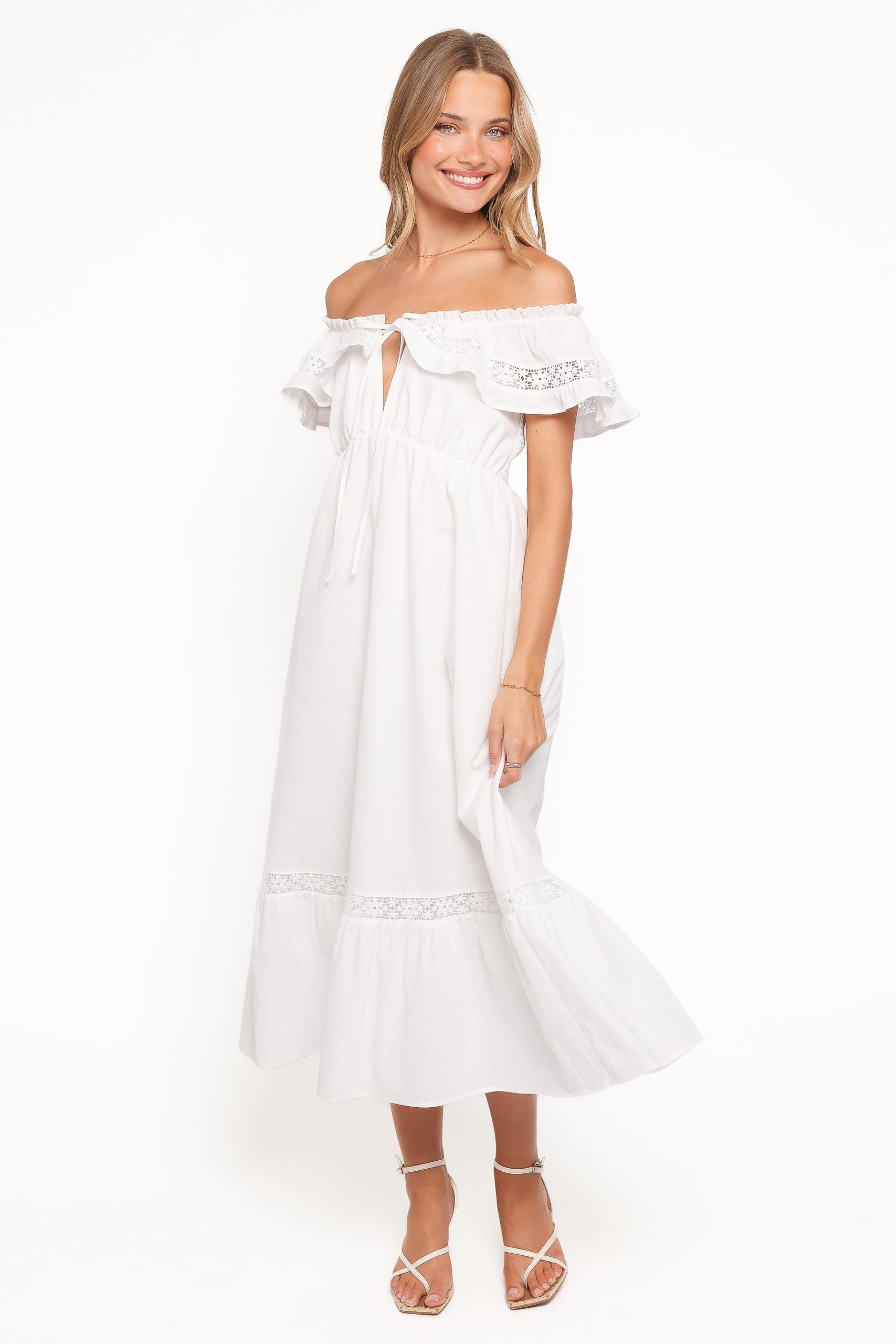 Janelle Dress - White - Image 5
