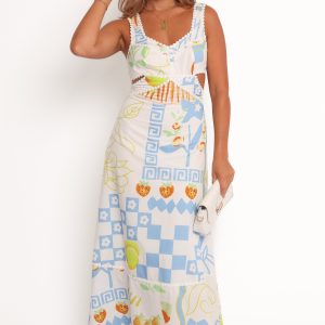 Janina Maxi Dress - Multi Print
