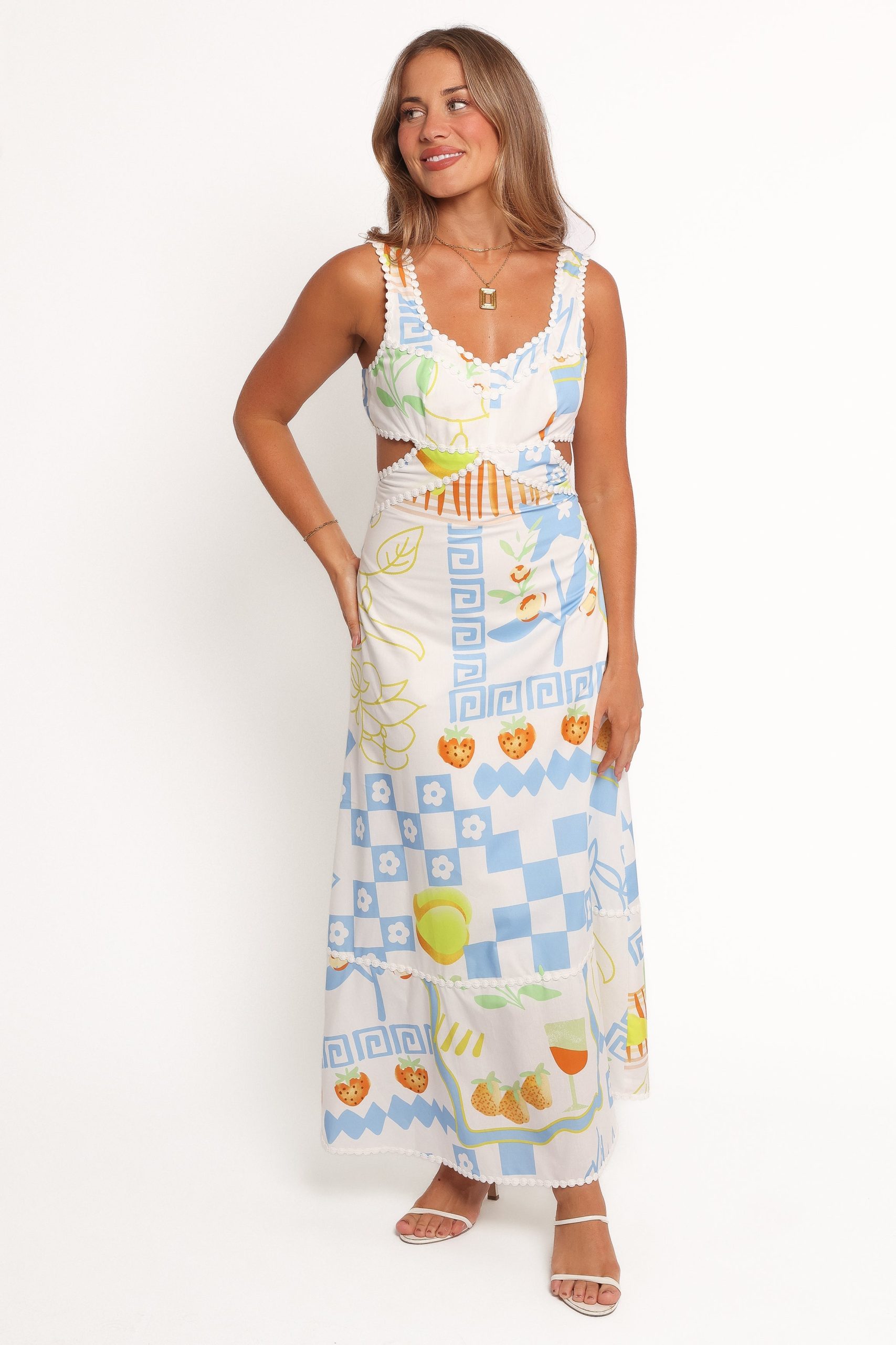 Janina Maxi Dress - Multi Print - Image 5
