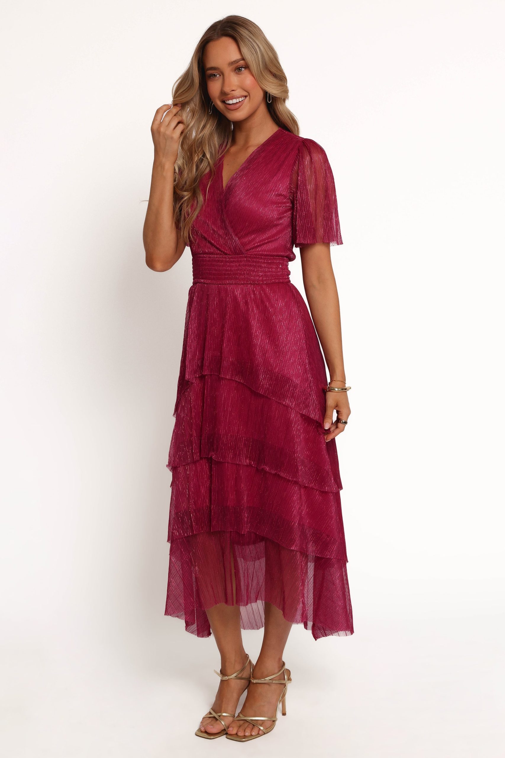 Jasmin Midi Dress - Pink - Image 3