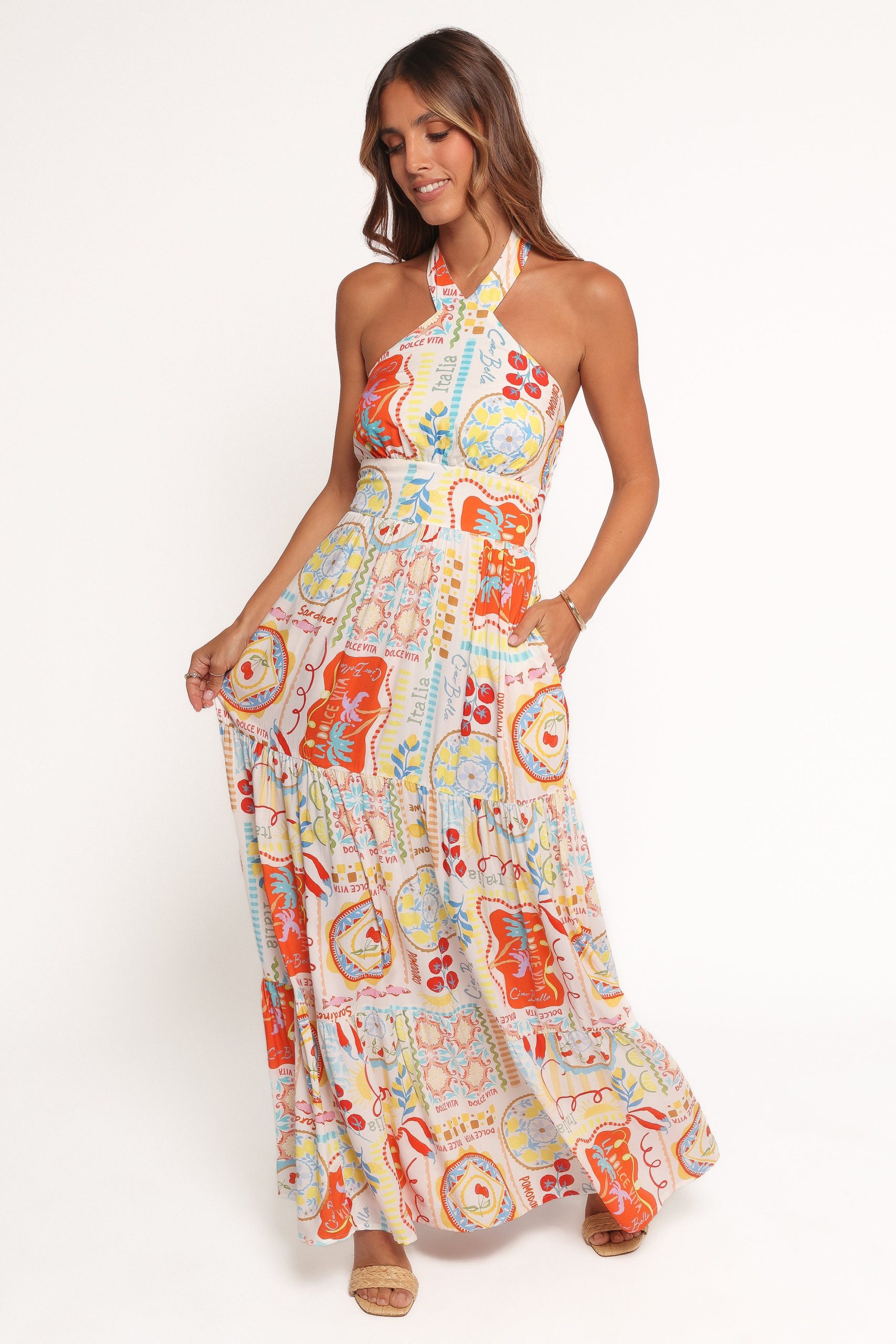 Jelena Maxi Dress - Aelia Print - Image 2