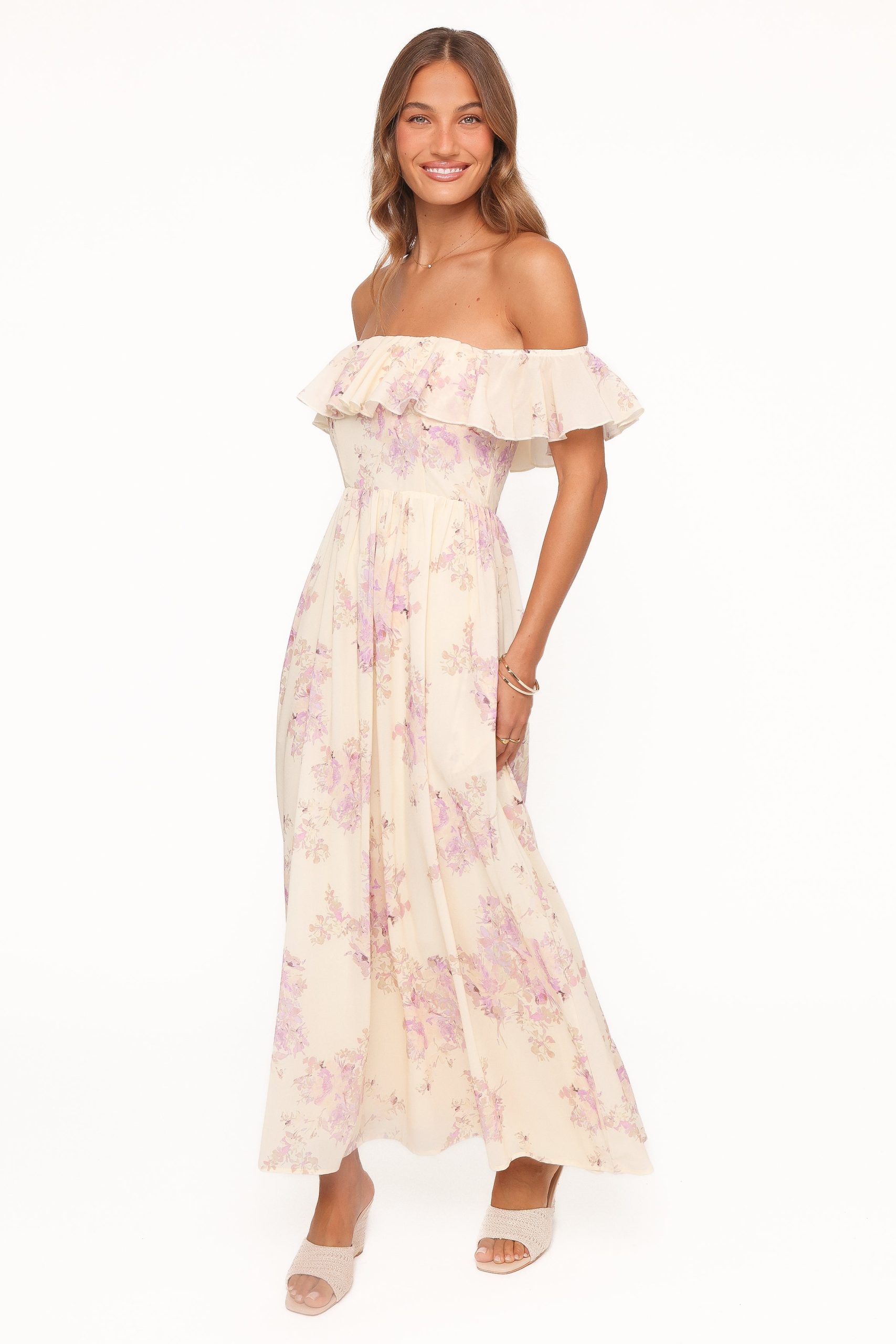 Jemira Maxi Dress - Lavender Floral - Image 4