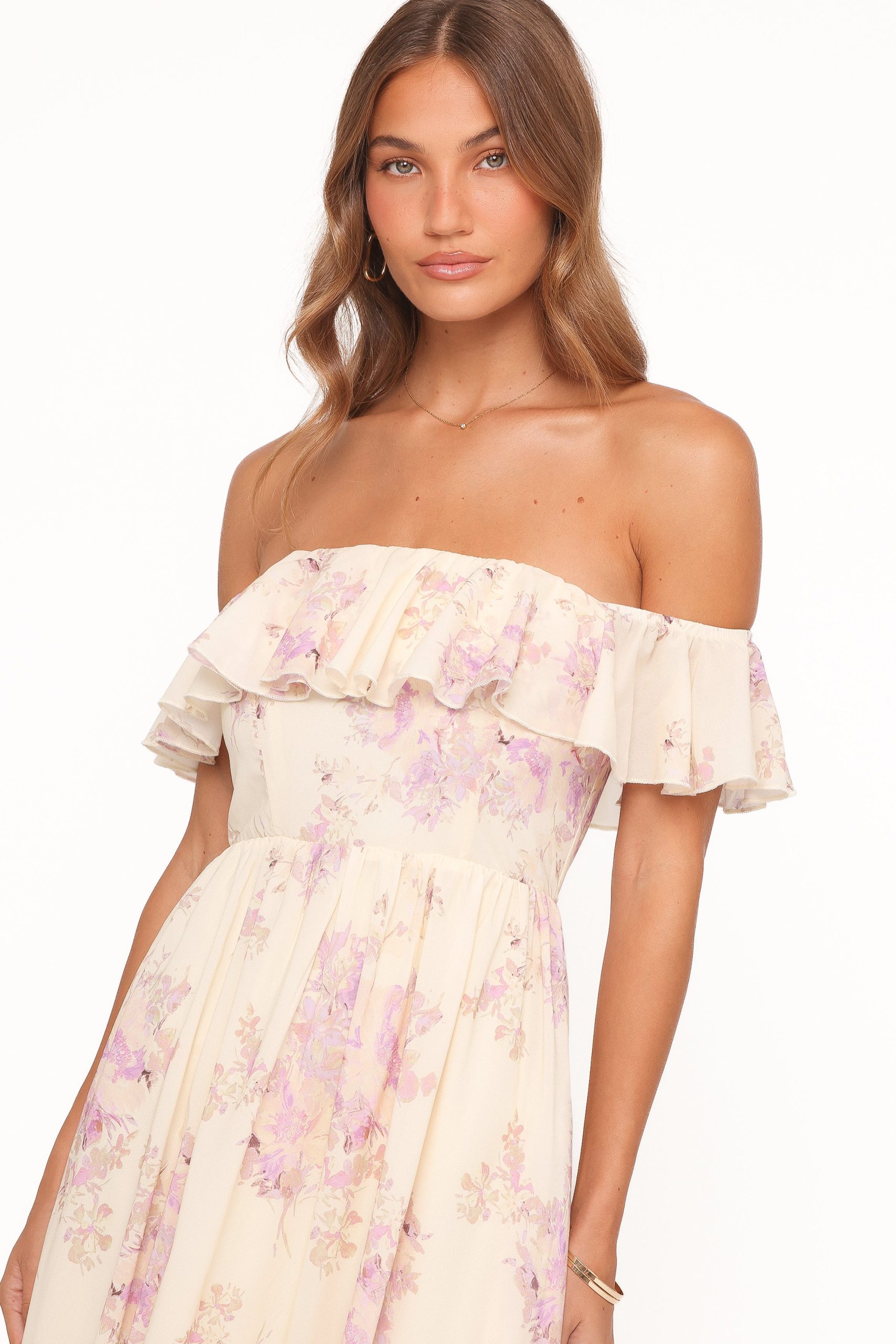 Jemira Maxi Dress - Lavender Floral - Image 3