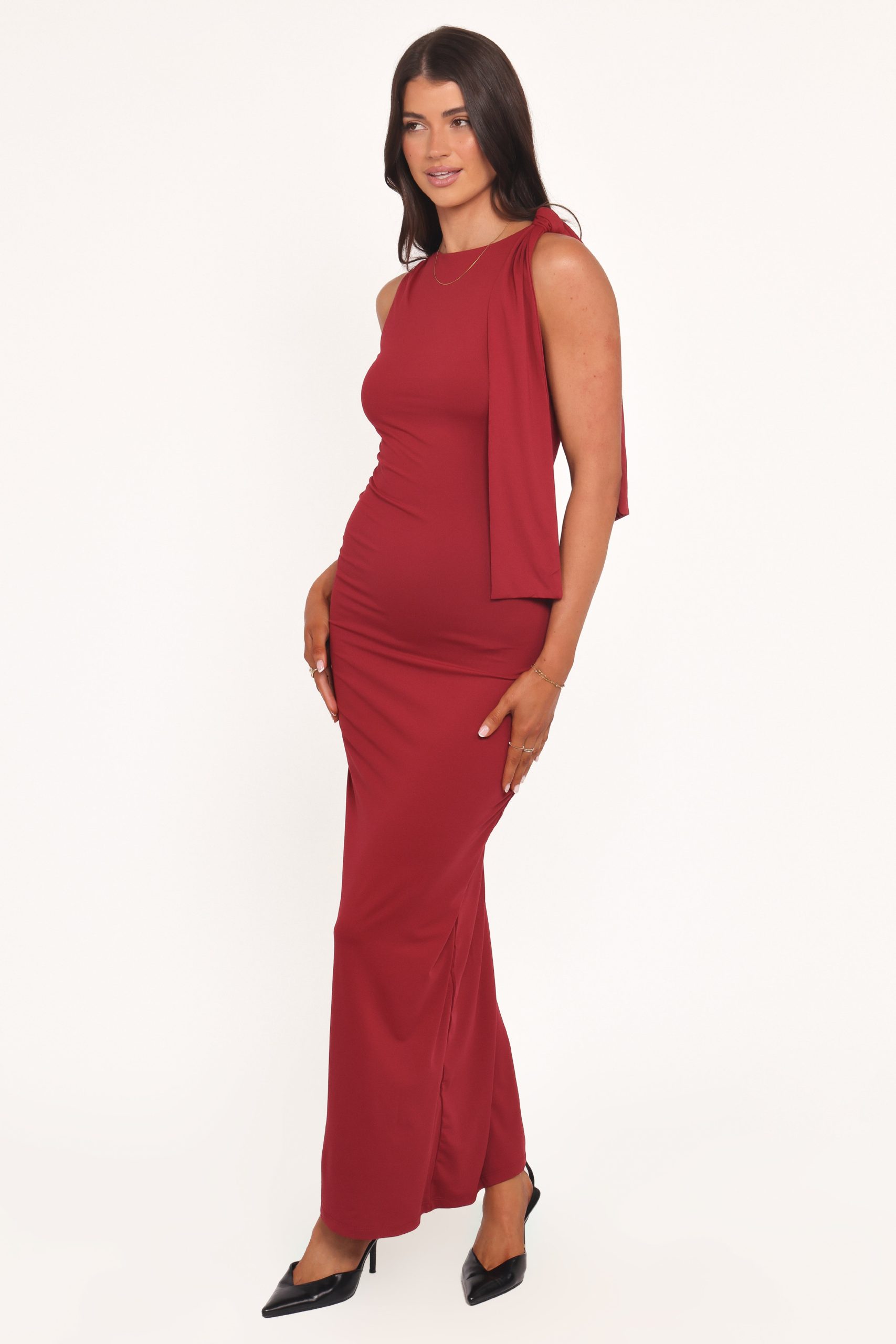Jimina Maxi Dress - Berry - Image 3