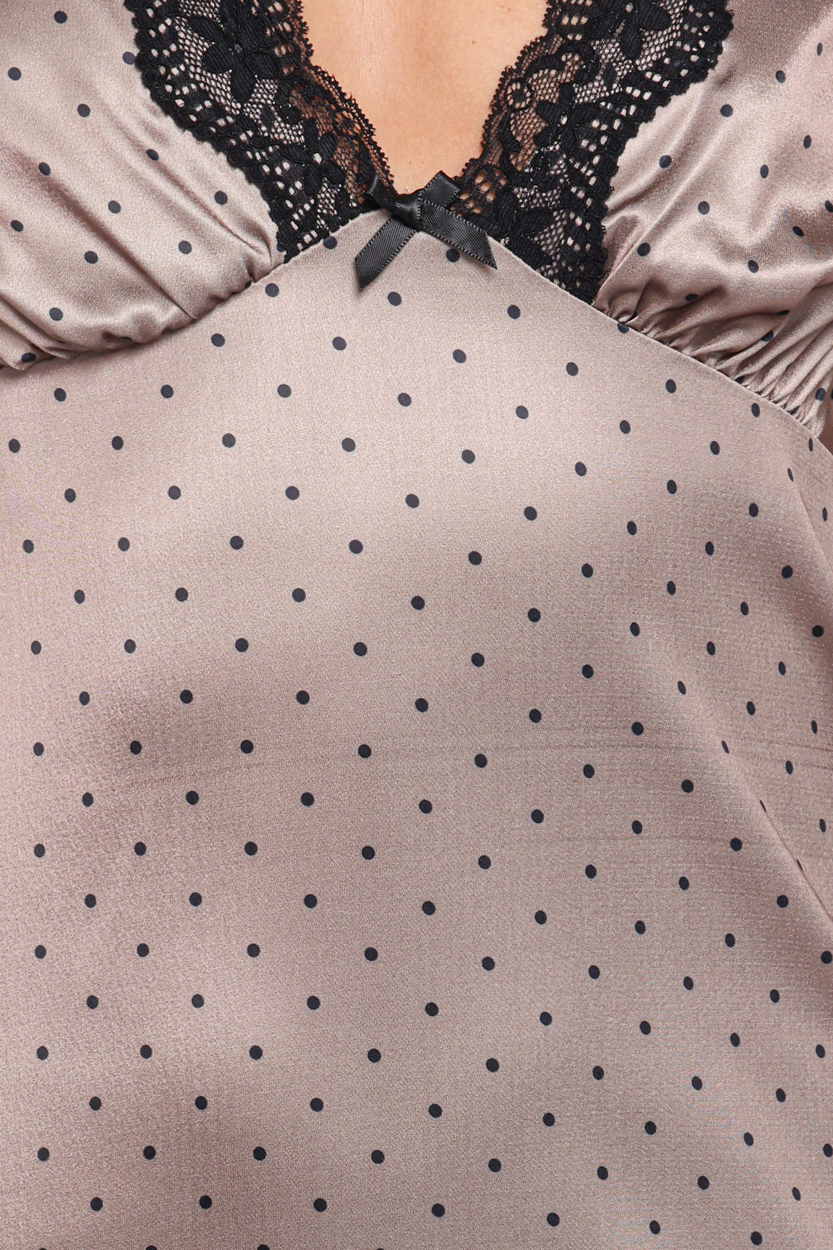 Joselyn Lace Maxi Dress - Polka Dot - Image 6