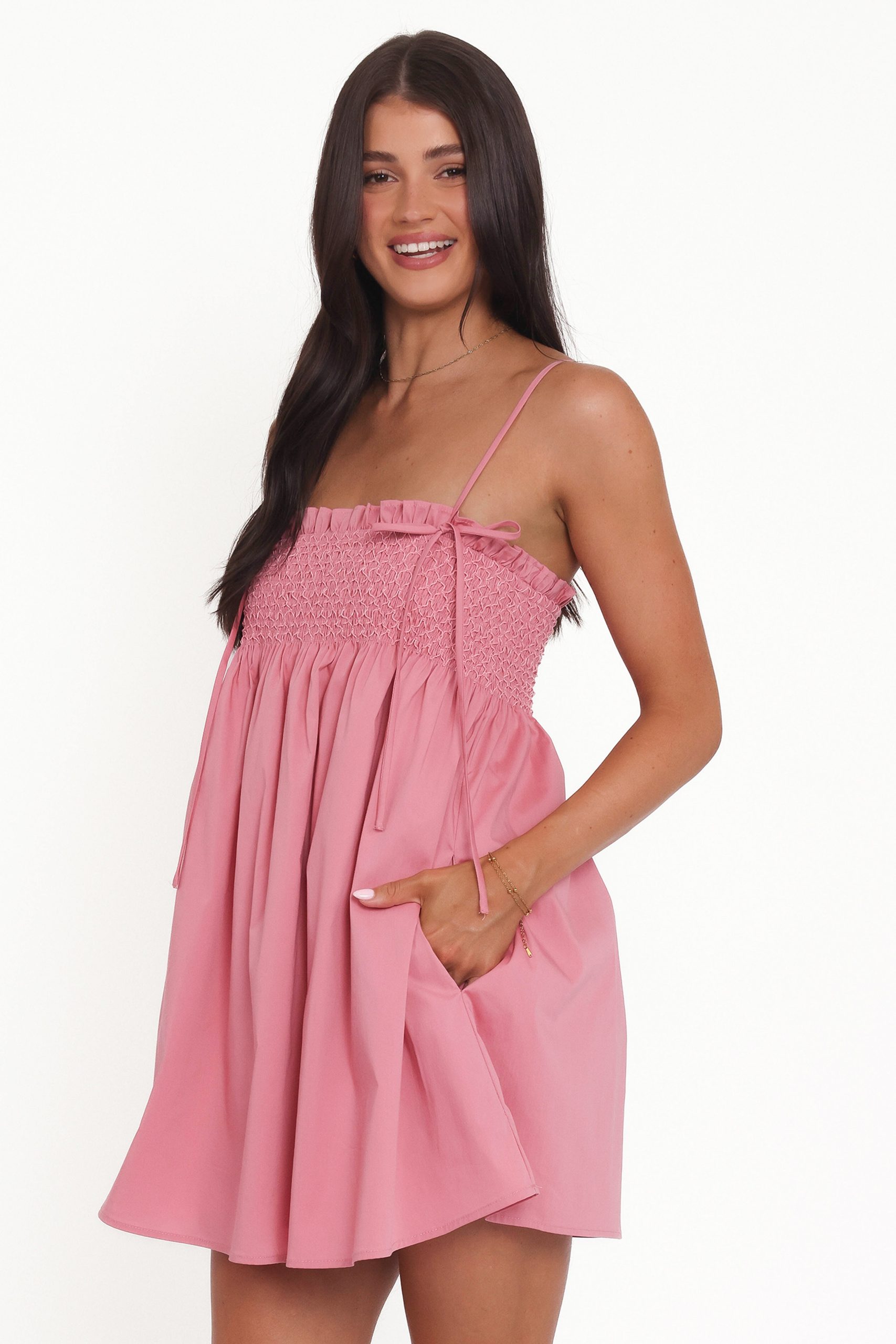 Josie Mini Dress - Pink - Image 3