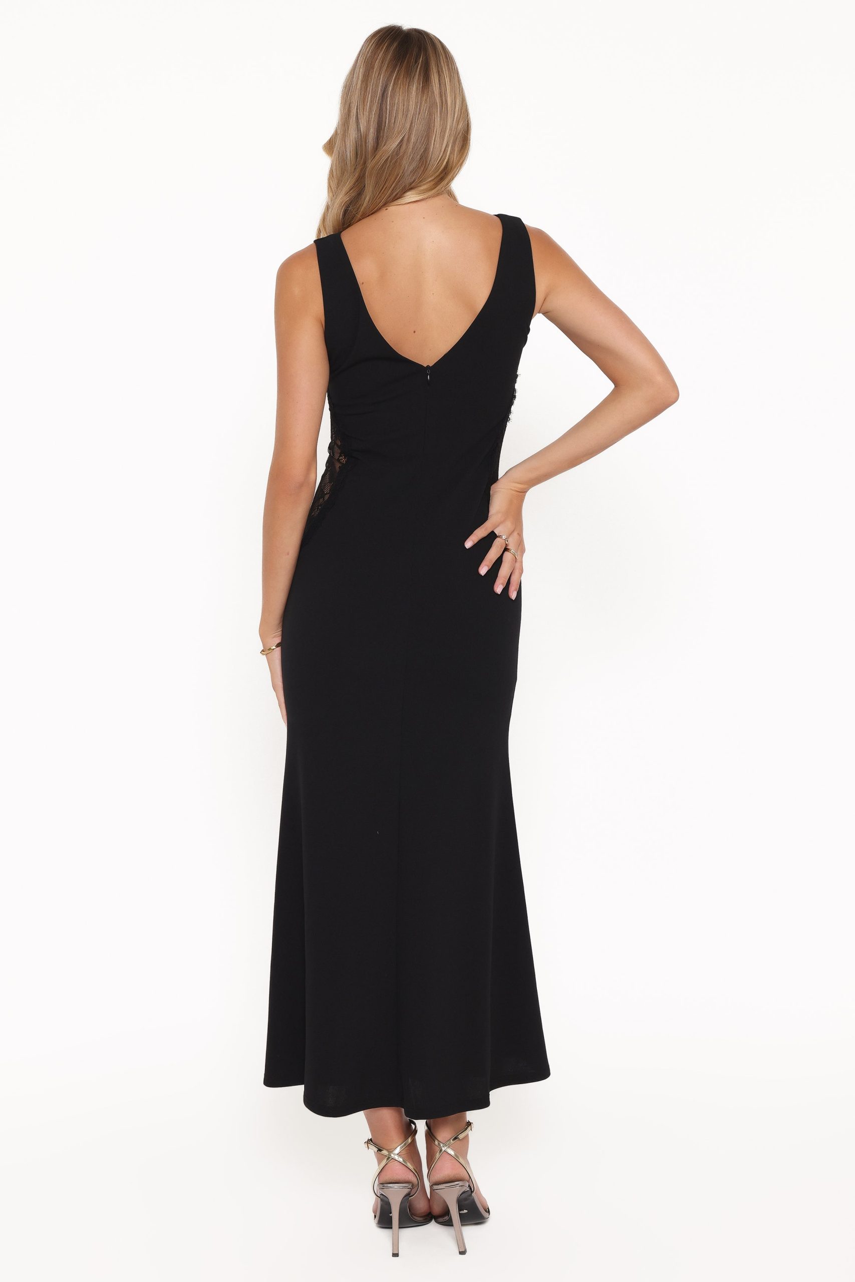 Kadija Maxi Dress - Black - Image 5