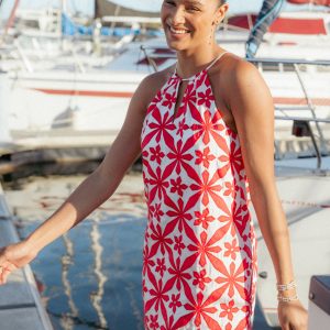 Kaelia Mini Dress - Red
