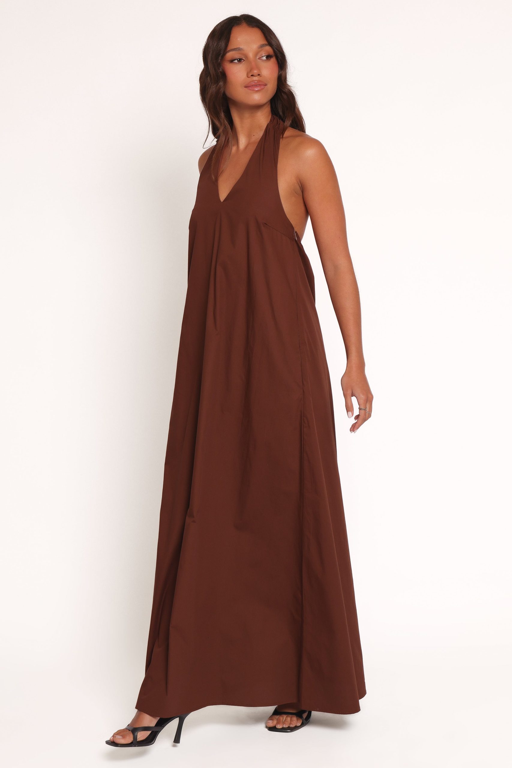 Kaida Maxi Dress - Espresso - Image 3