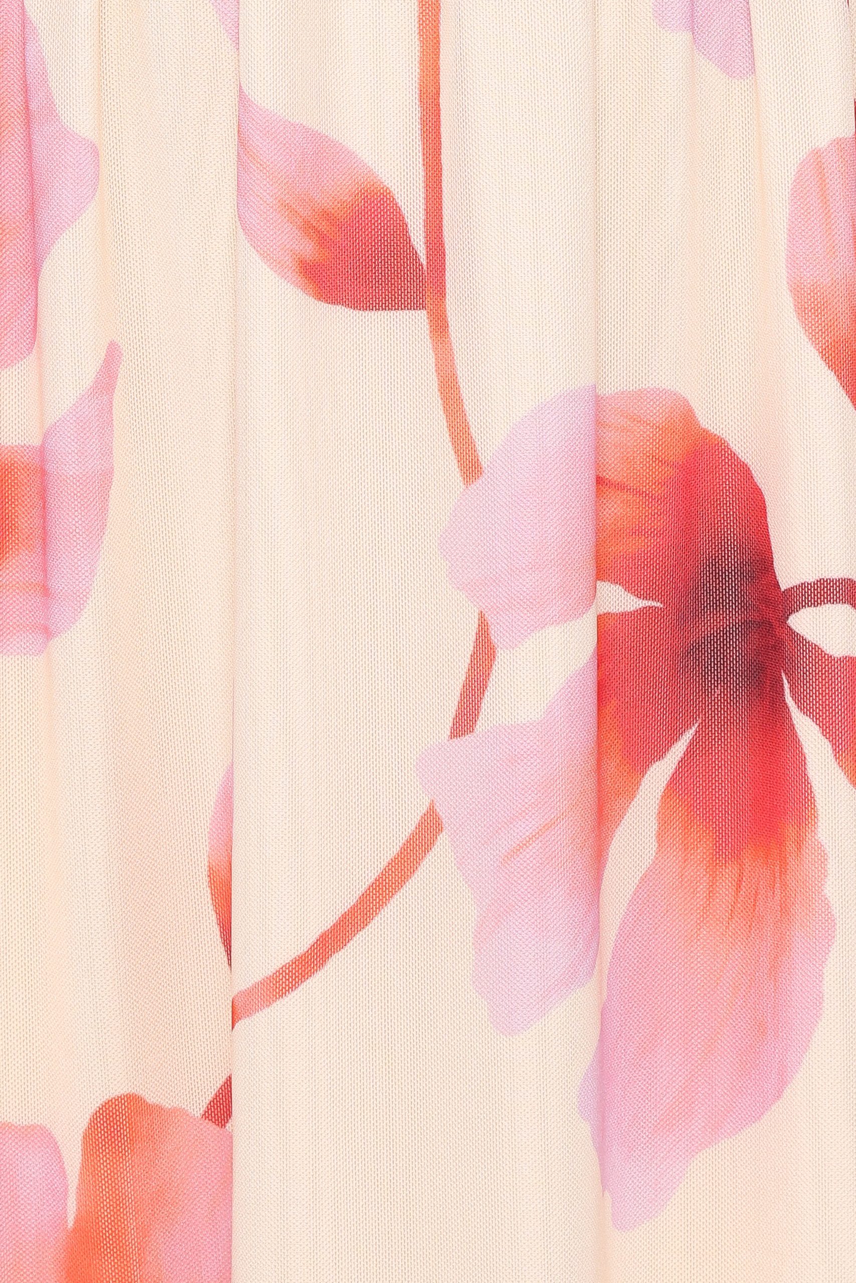 Kaira Halterneck Maxi Dress - Pink Floral - Image 6