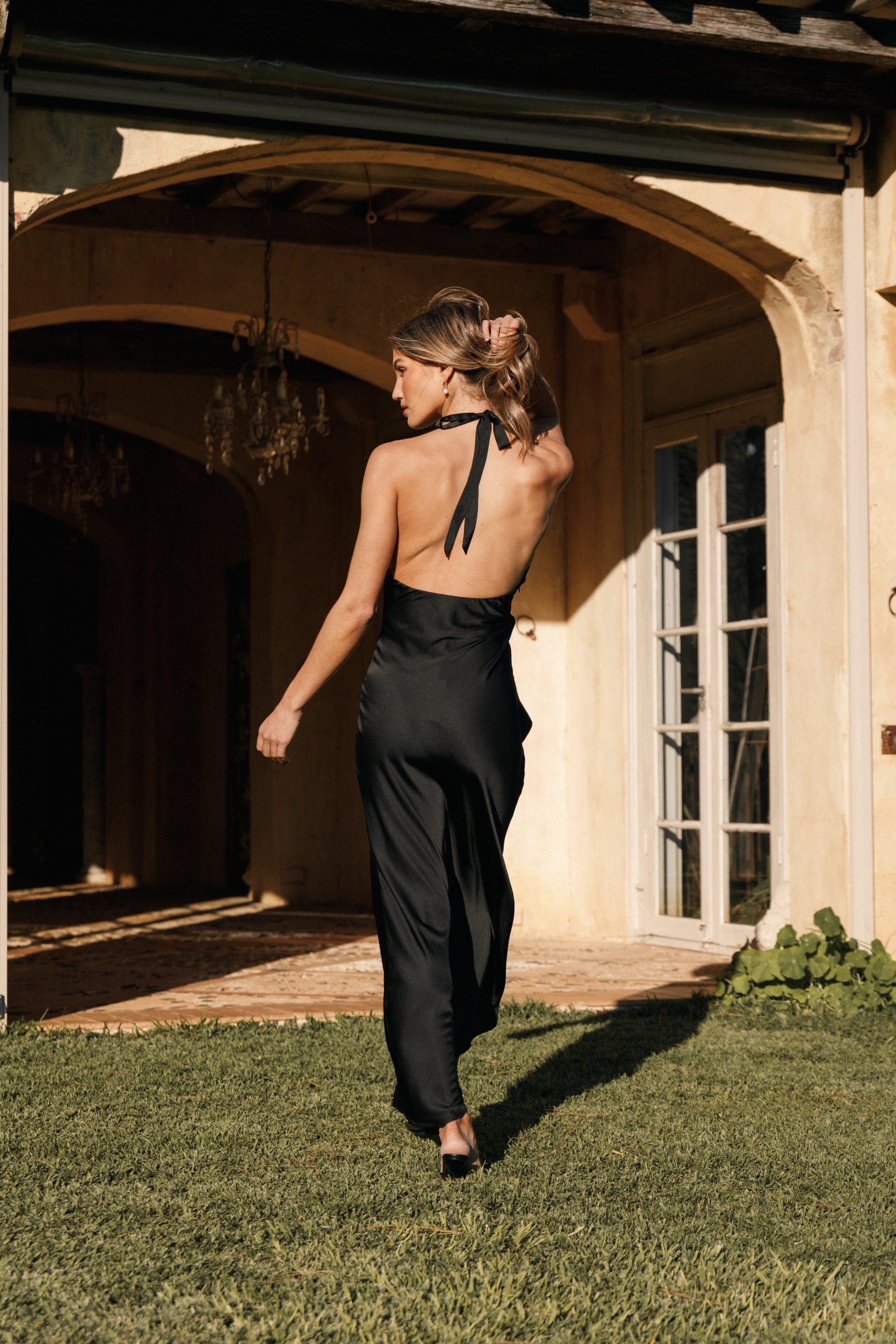 Kalina Halterneck Maxi Dress - Black - Image 2