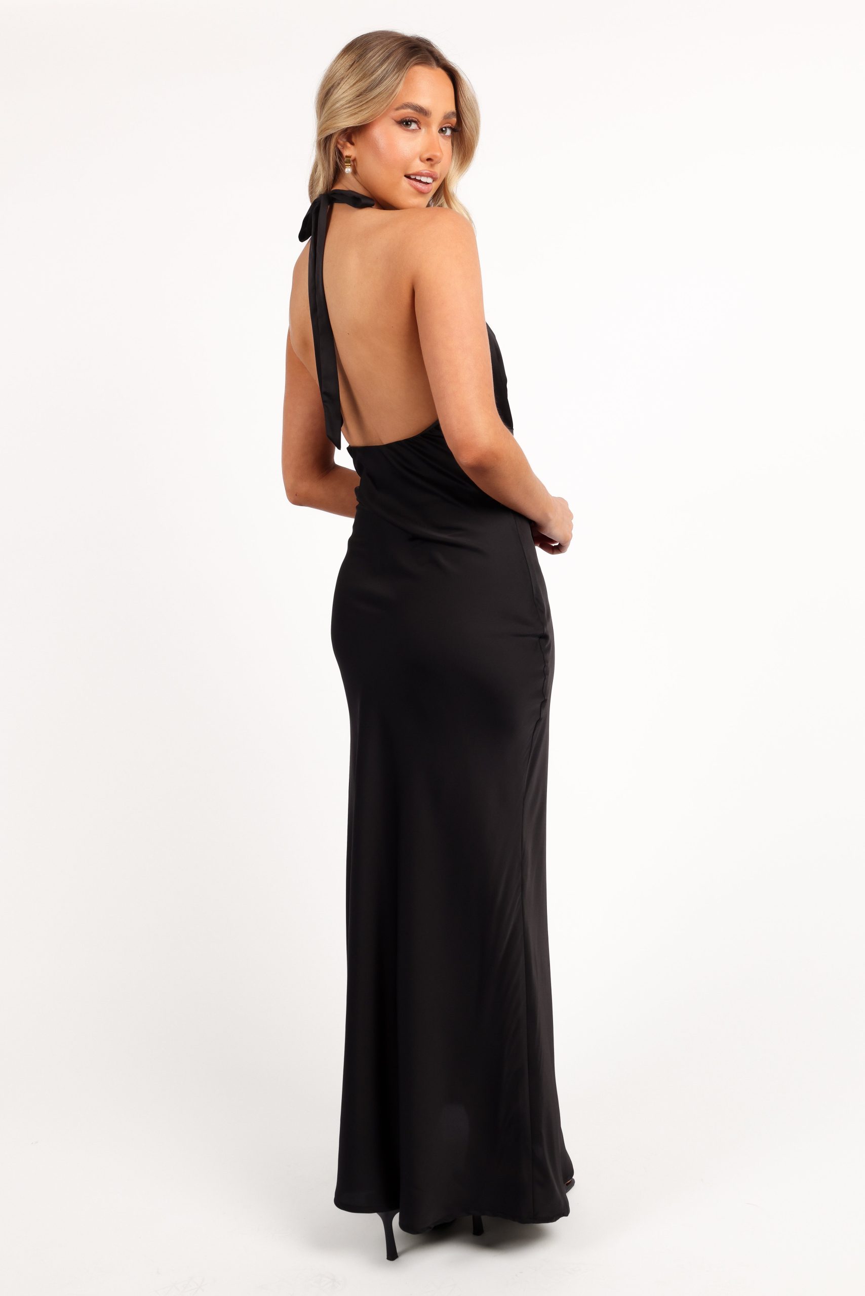 Kalina Halterneck Maxi Dress - Black - Image 5