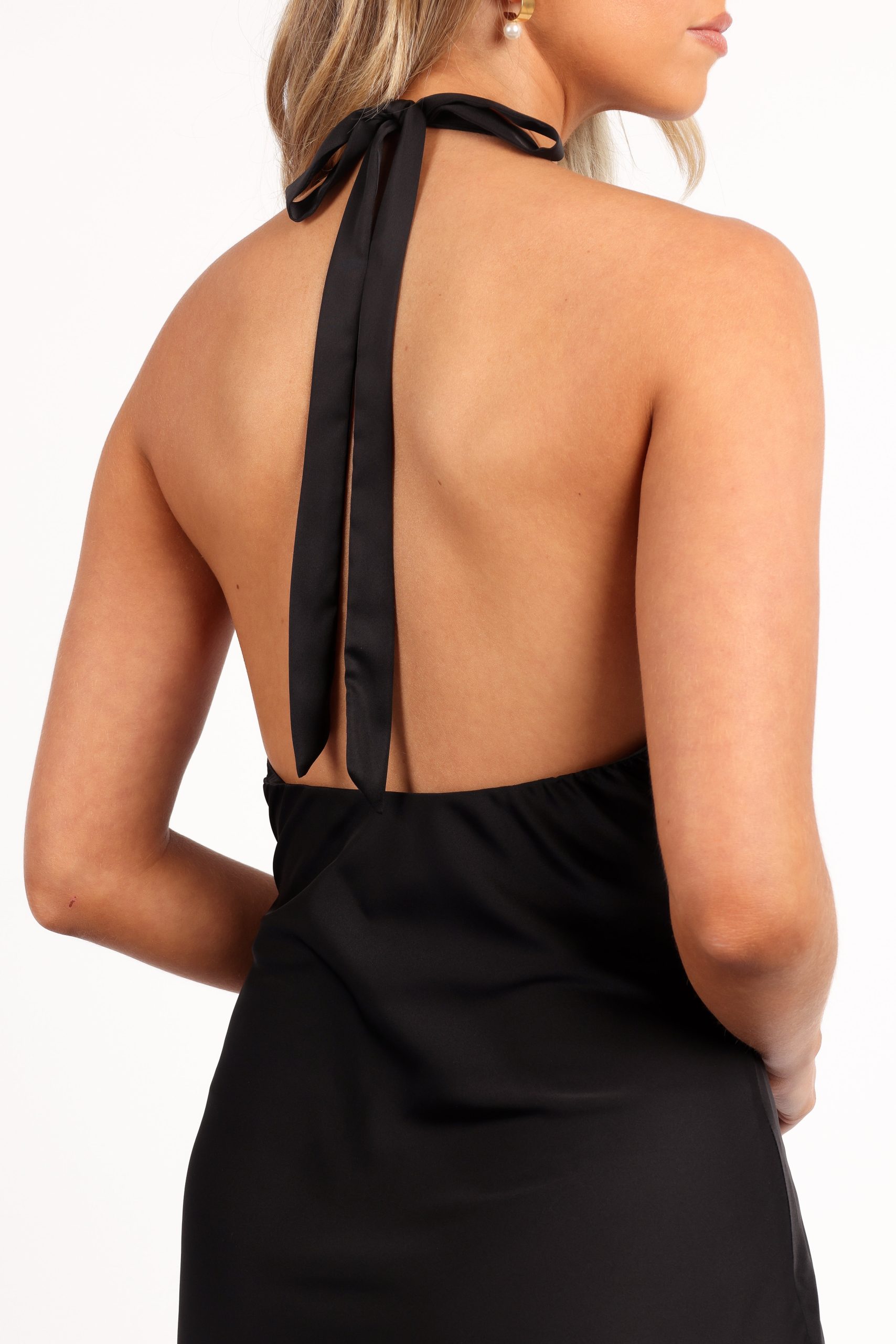 Kalina Halterneck Maxi Dress - Black - Image 6