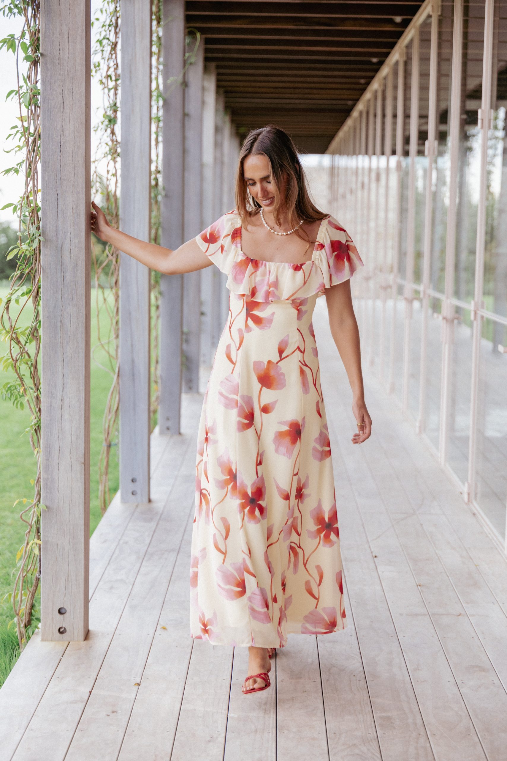 Kamie Maxi Dress - Pink Floral - Image 7
