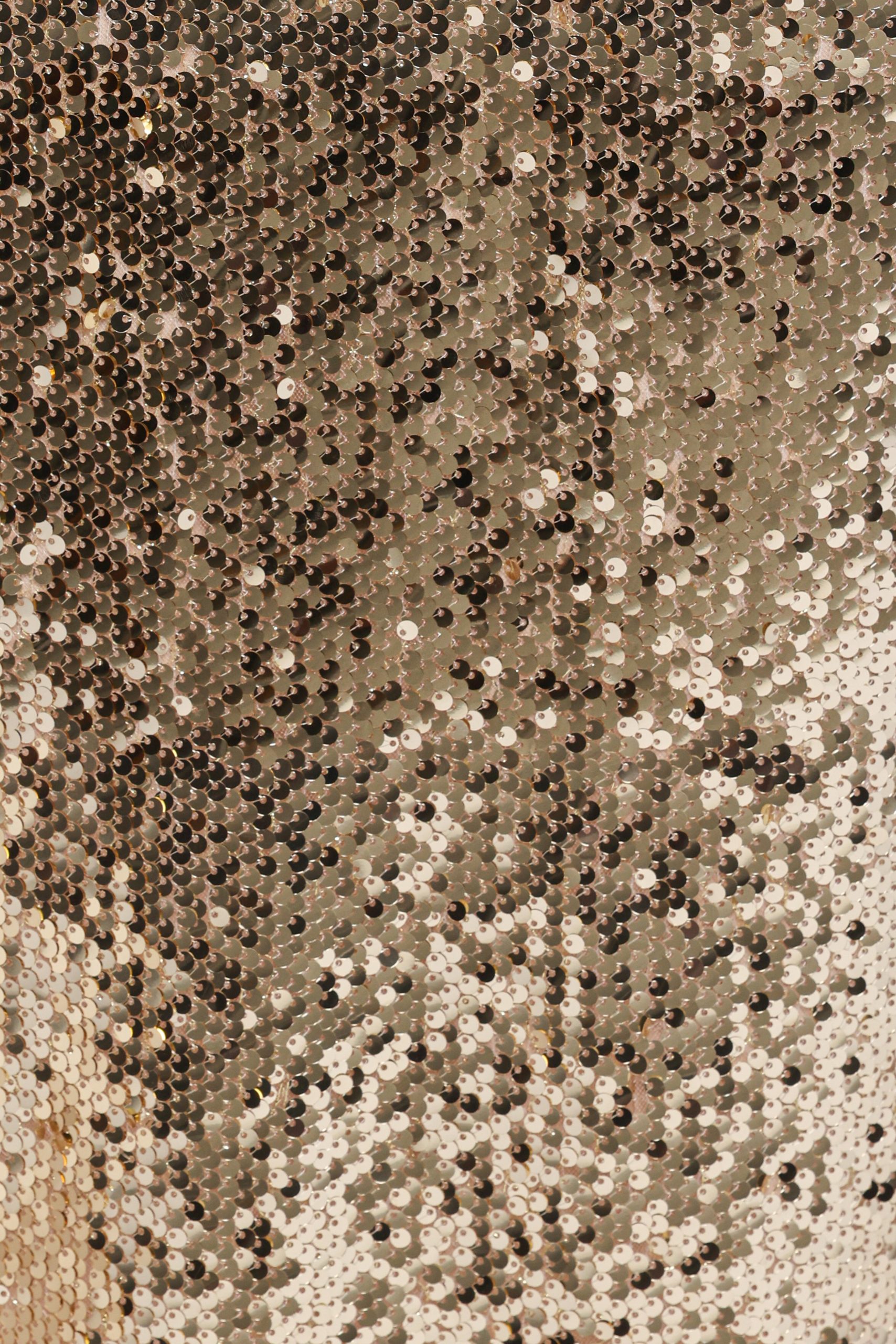 Karley Sequin Maxi Dress - Gold - Image 7