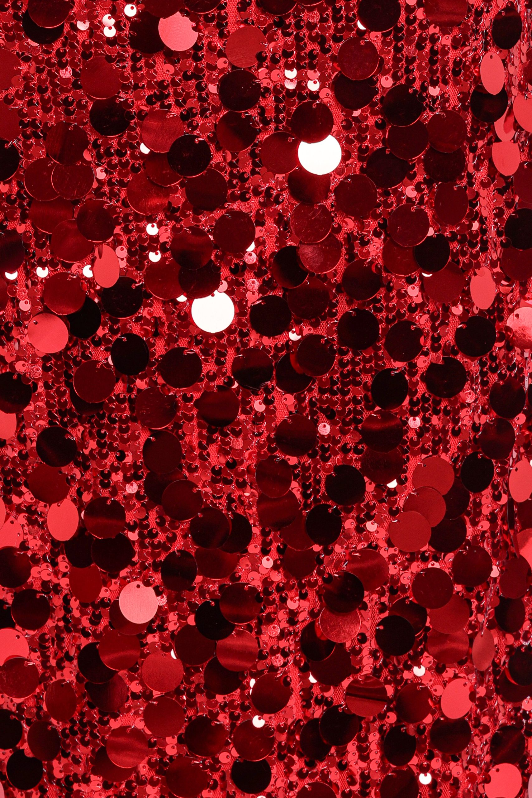 Karlie Strapless Sequin Maxi Dress - Red - Image 6