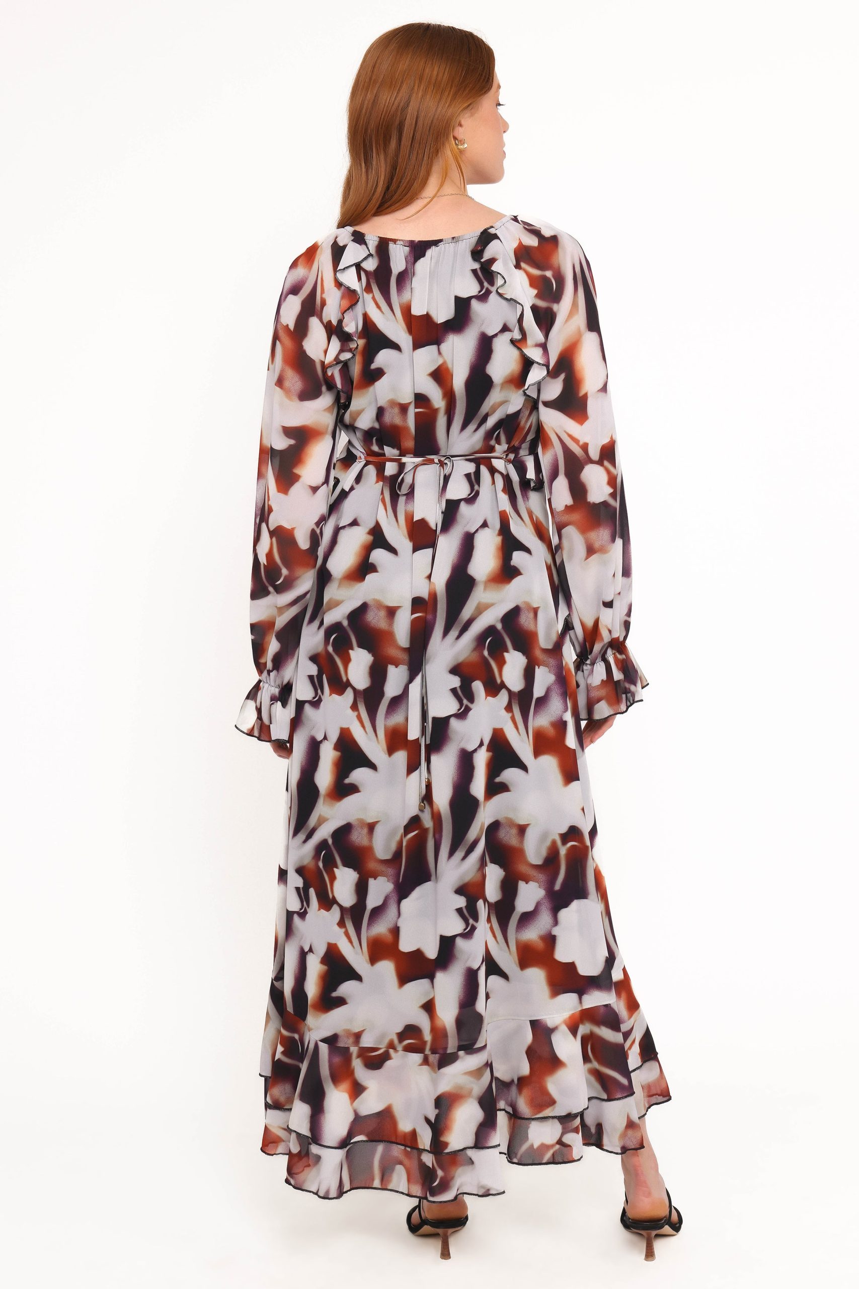 Kasey Maxi Dress - Blurred Floral - Image 4