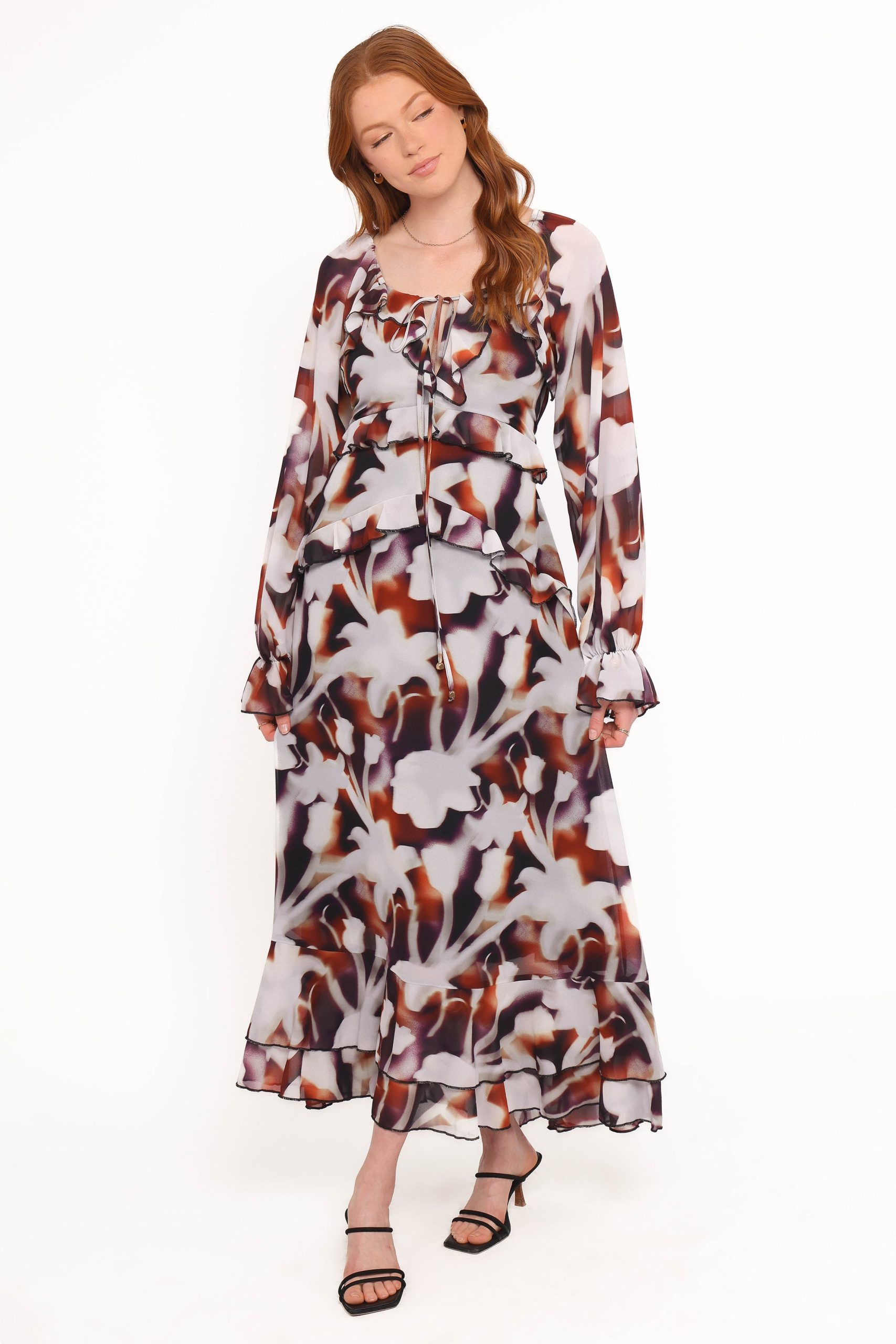 Kasey Maxi Dress - Blurred Floral - Image 5