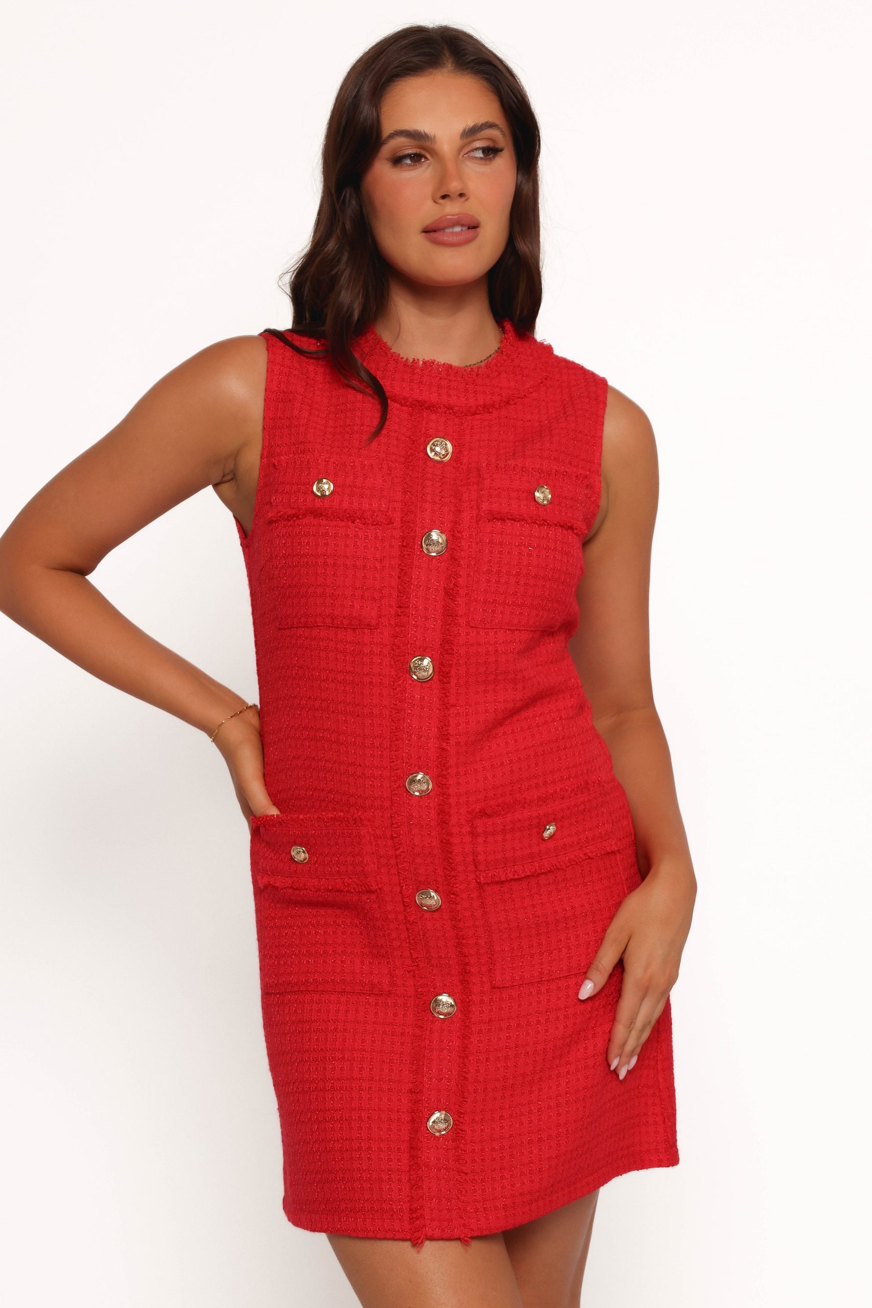 Kayli Mini Dress - Red - Image 2