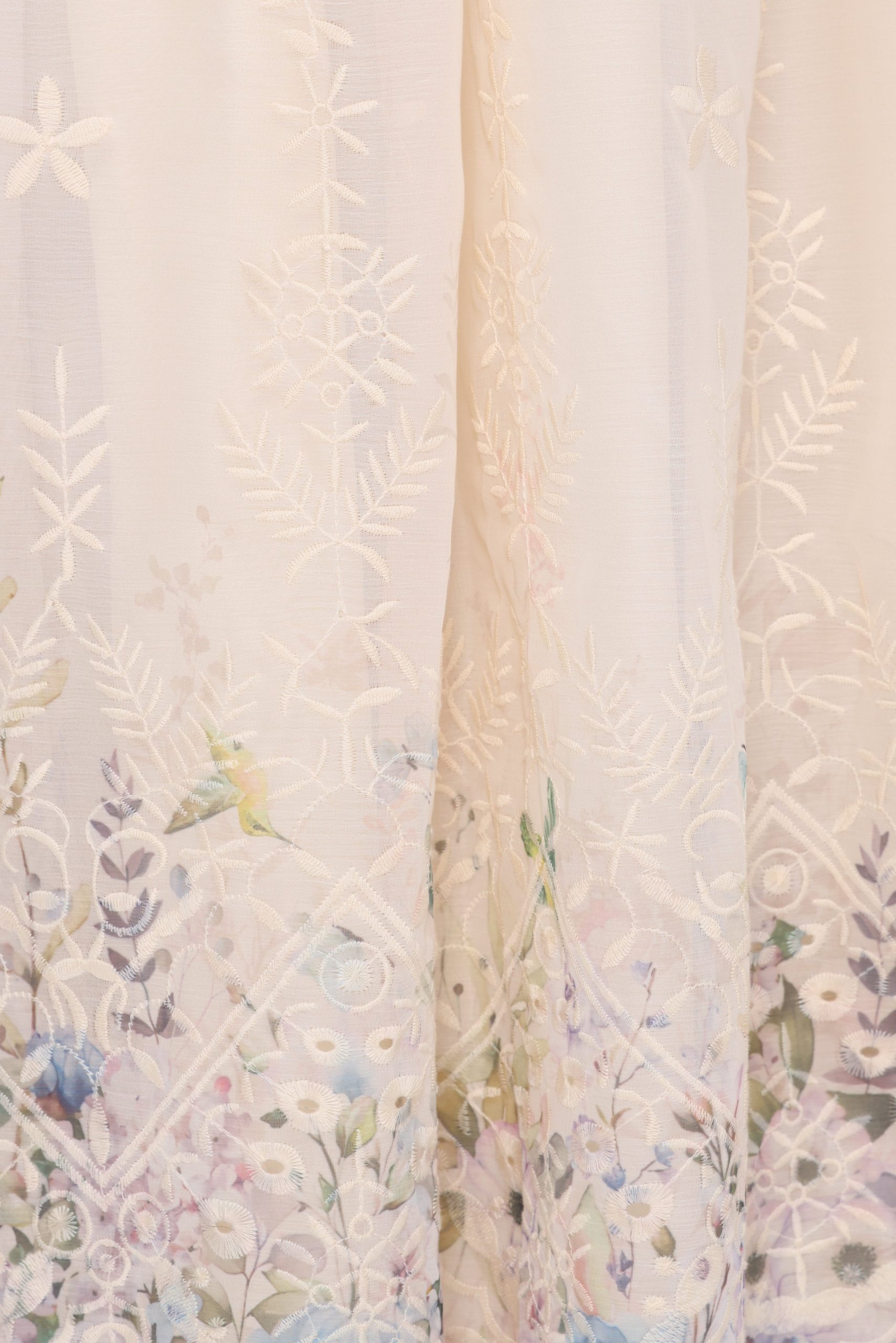 Kayt Strapless Dress - Embroidered Floral - Image 7