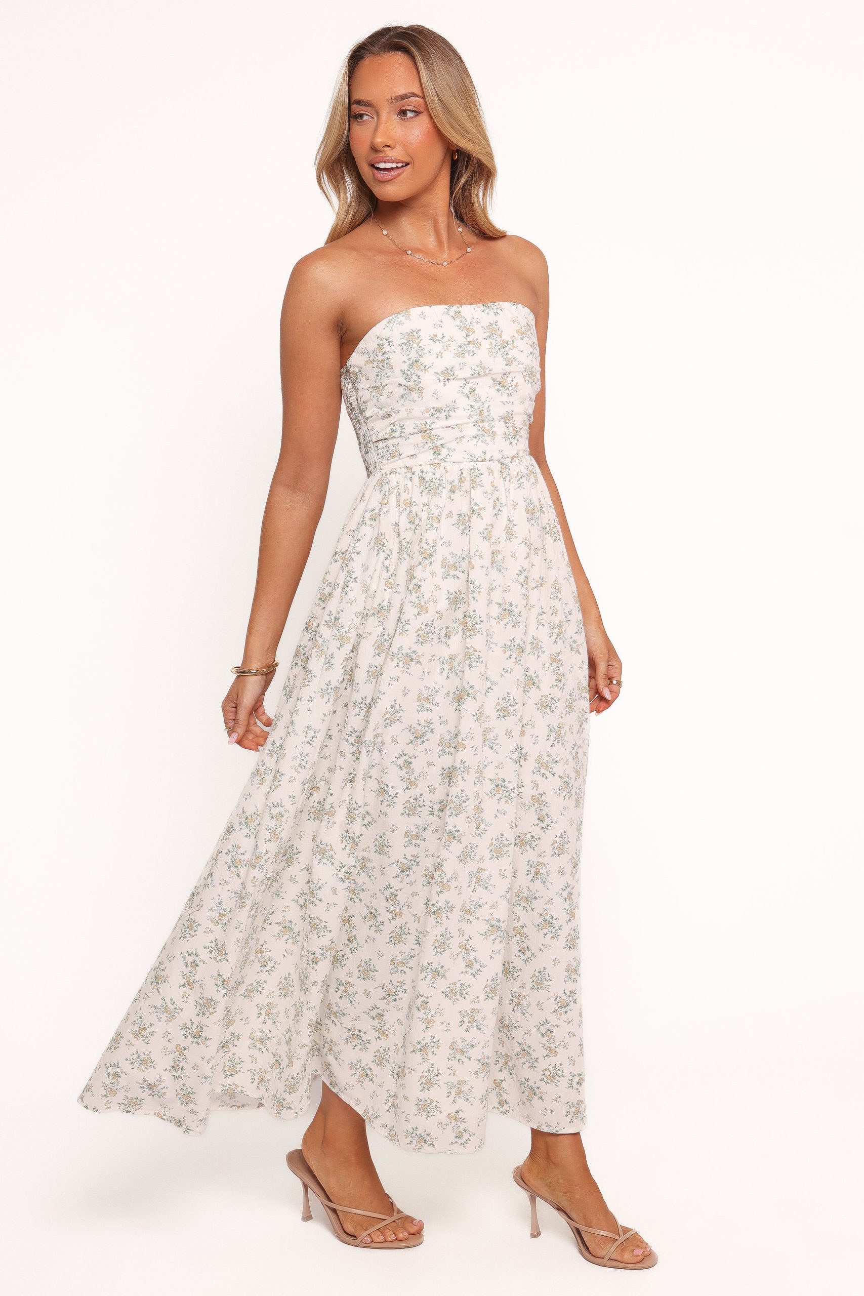 Kayt Strapless Dress - Floral - Image 2