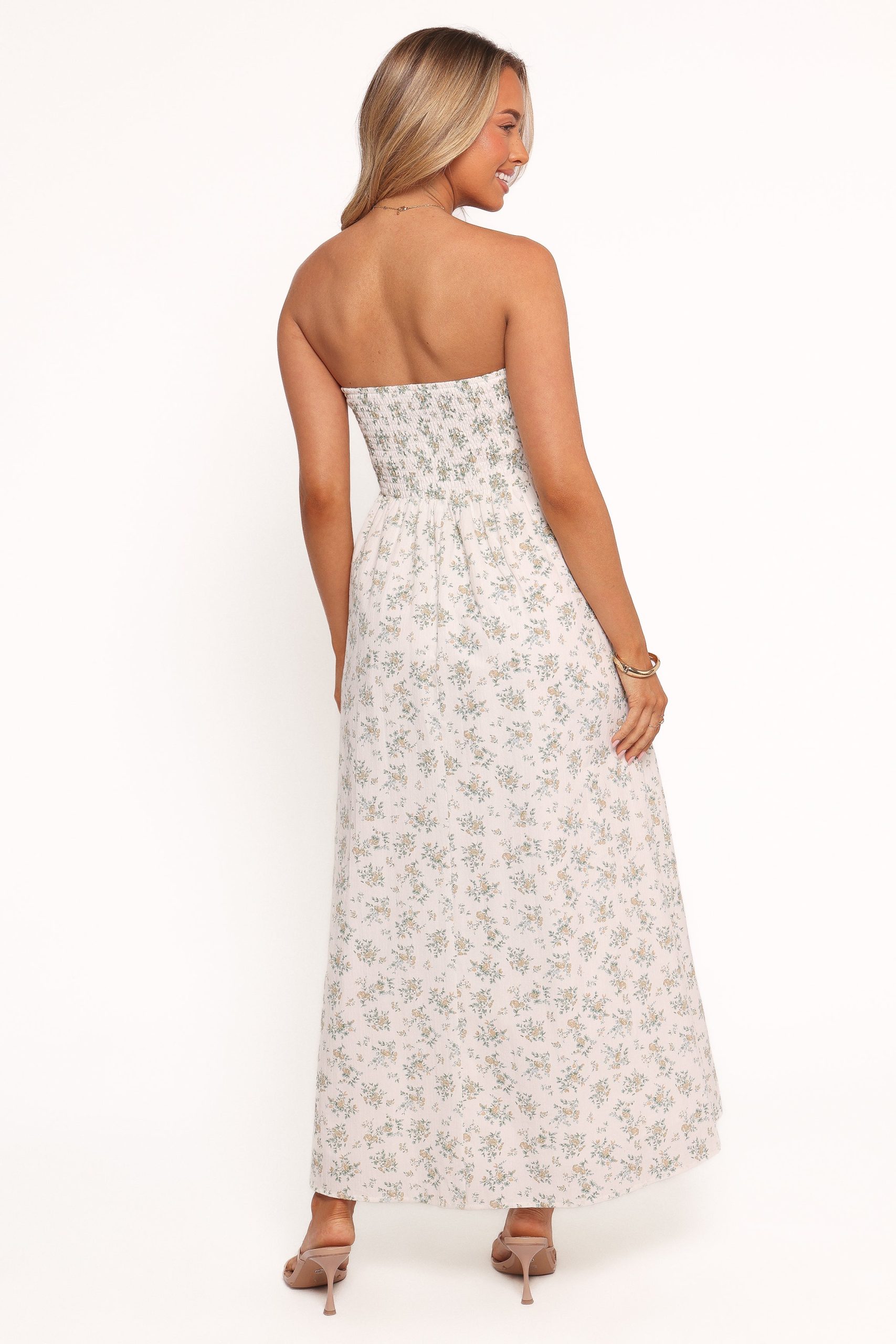Kayt Strapless Dress - Floral - Image 3