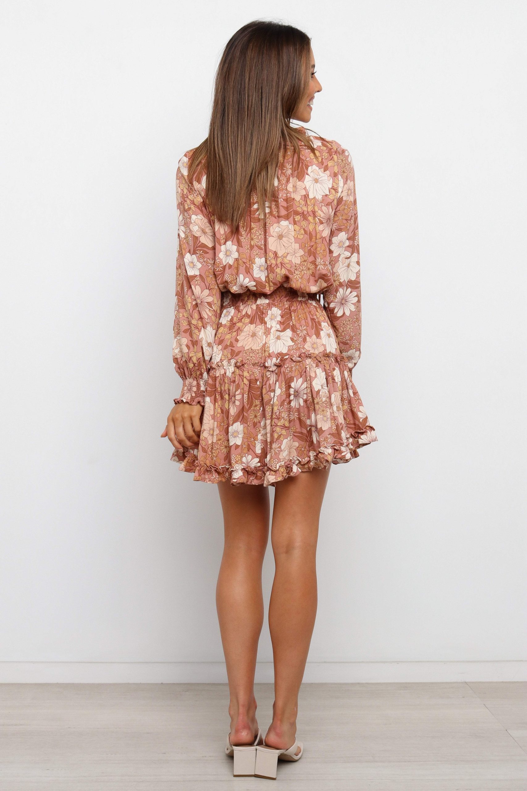 Kealan Dress - Brown - Image 5