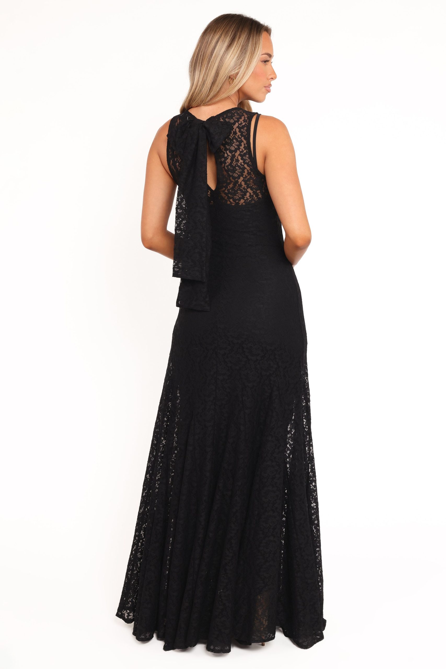 Keani Maxi Dress - Black Lace - Image 5