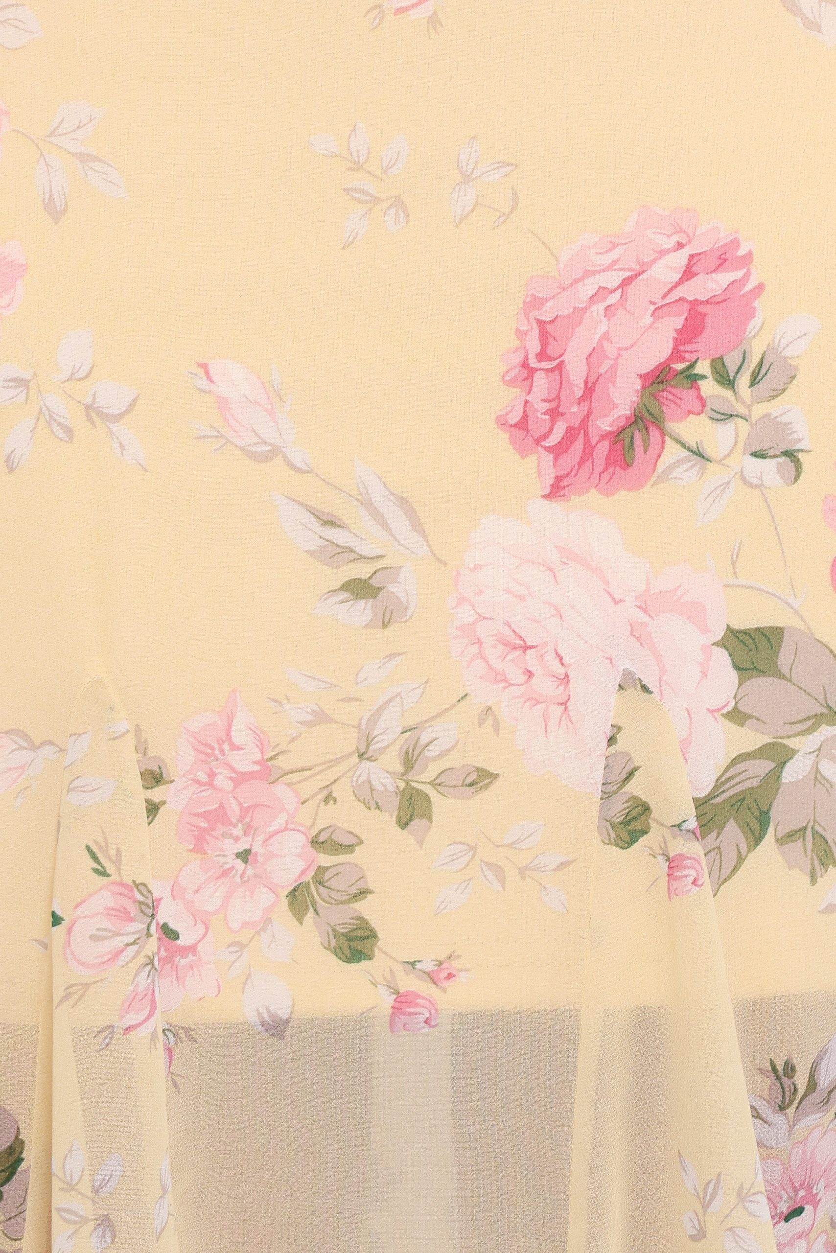 Keani Maxi Dress - Yellow Floral - Image 6