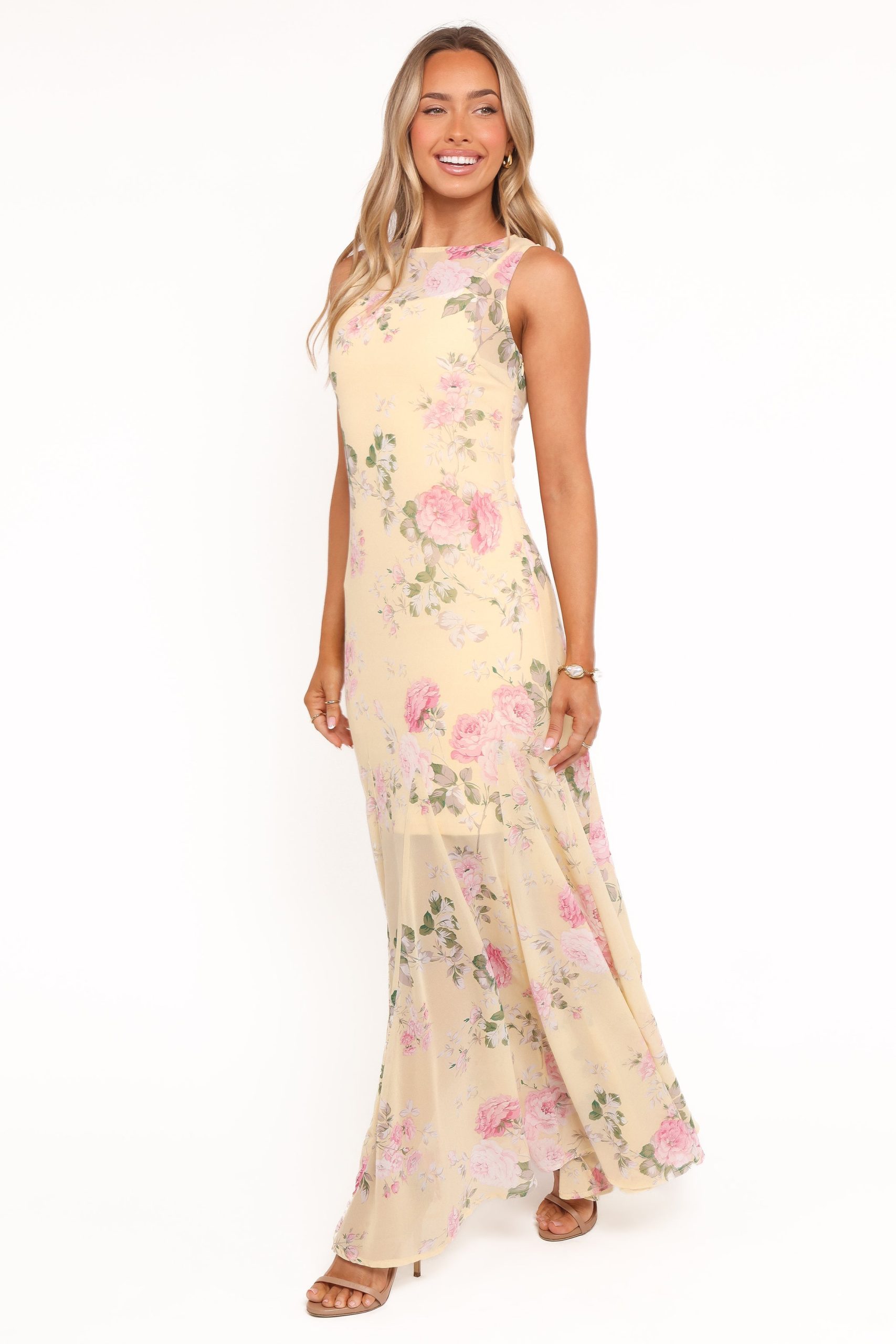 Keani Maxi Dress - Yellow Floral - Image 4