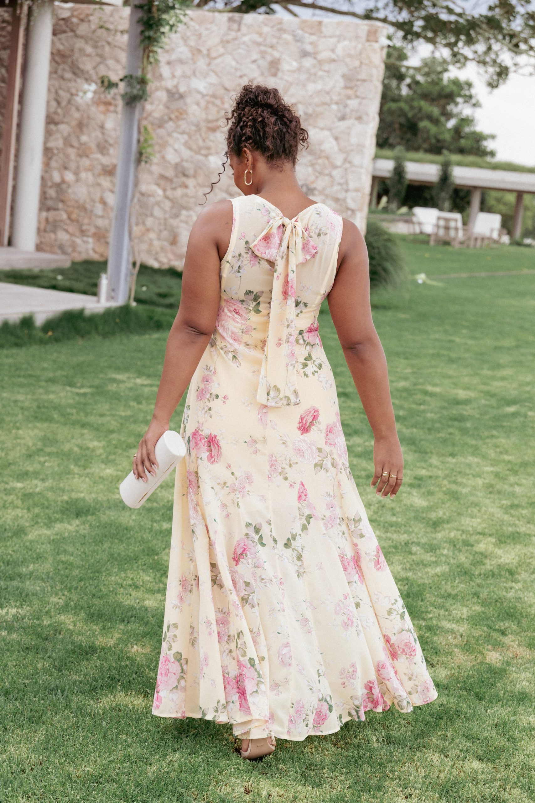 Keani Maxi Dress - Yellow Floral - Image 7