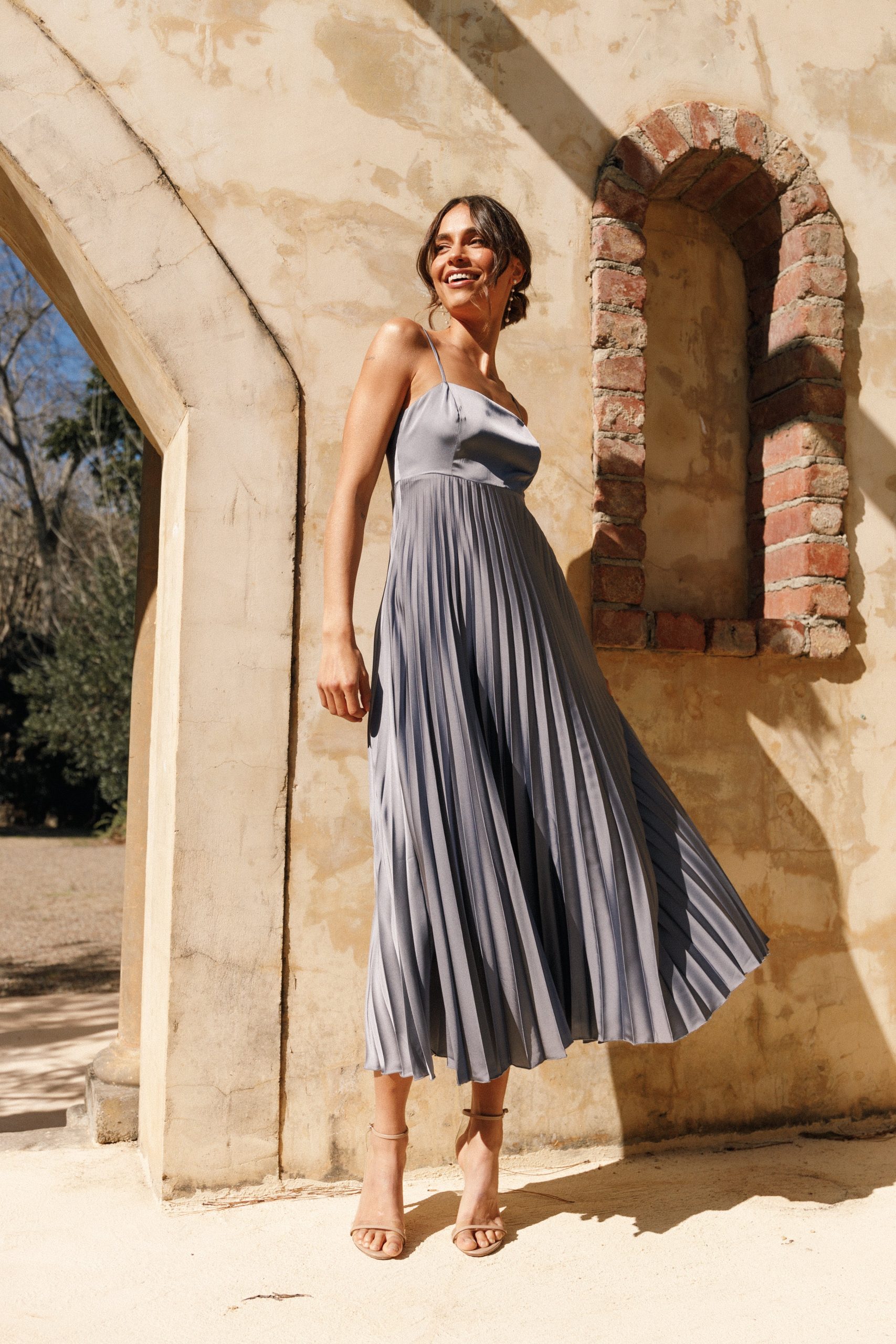 Keegan Maxi Dress - Steel Gray - Image 2