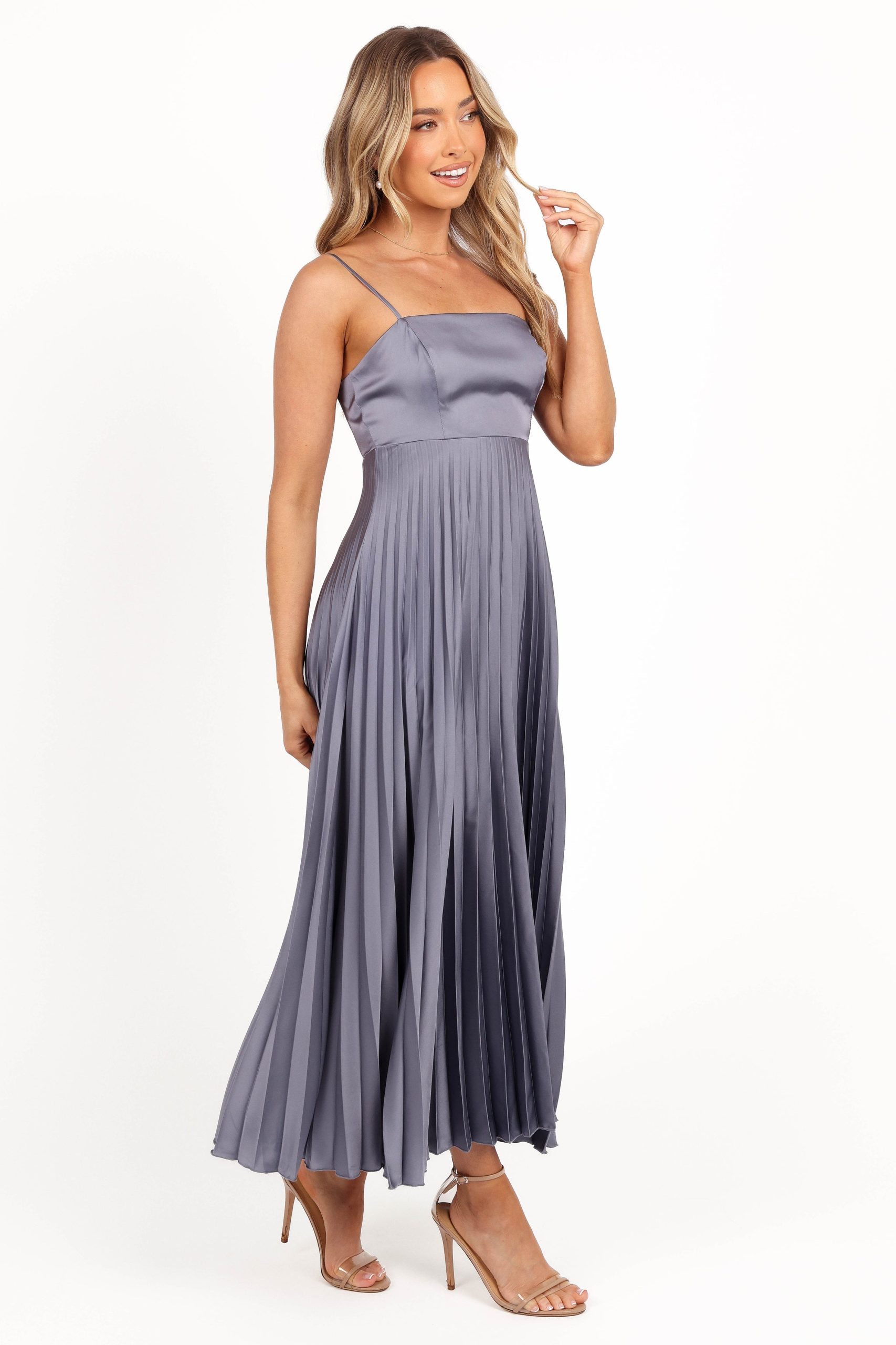 Keegan Maxi Dress - Steel Gray - Image 8