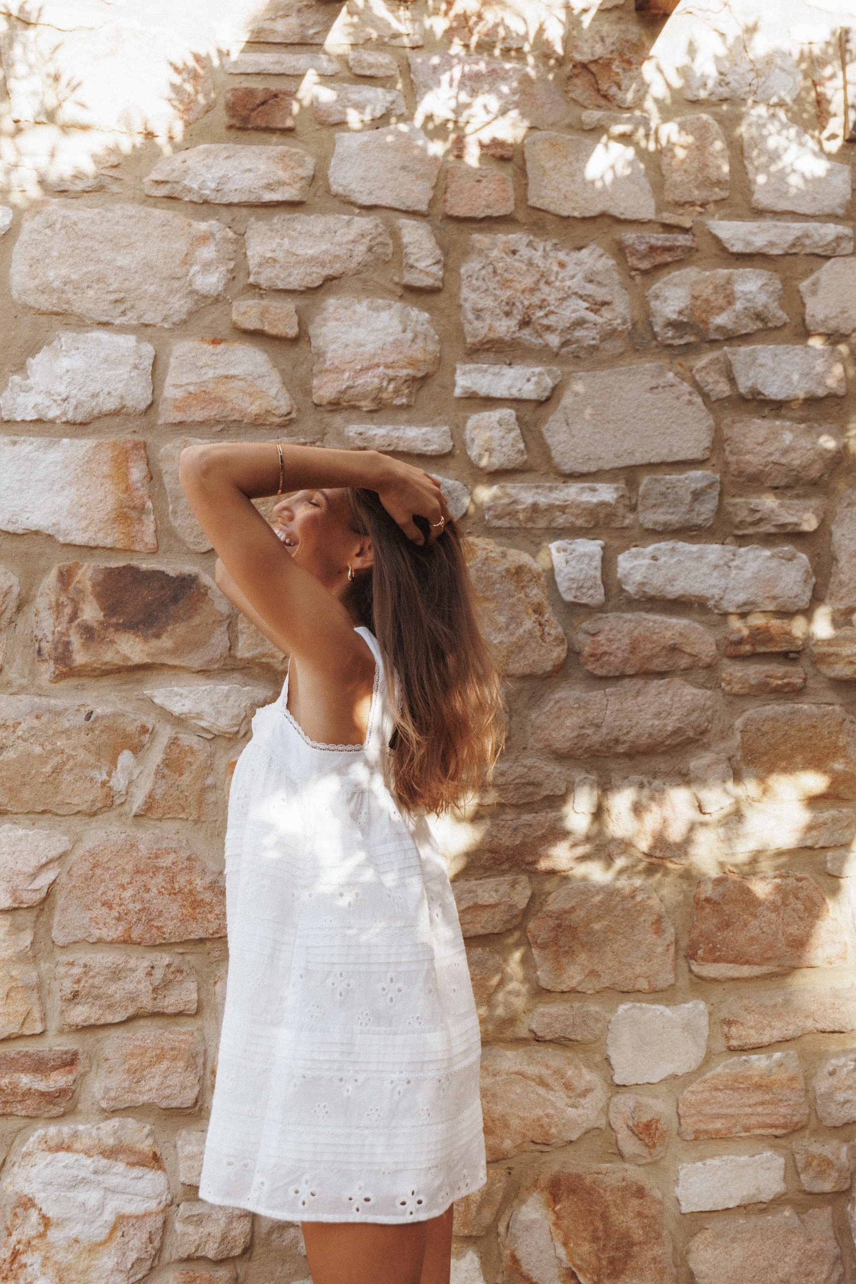 Kelcie Mini Dress - White - Image 8